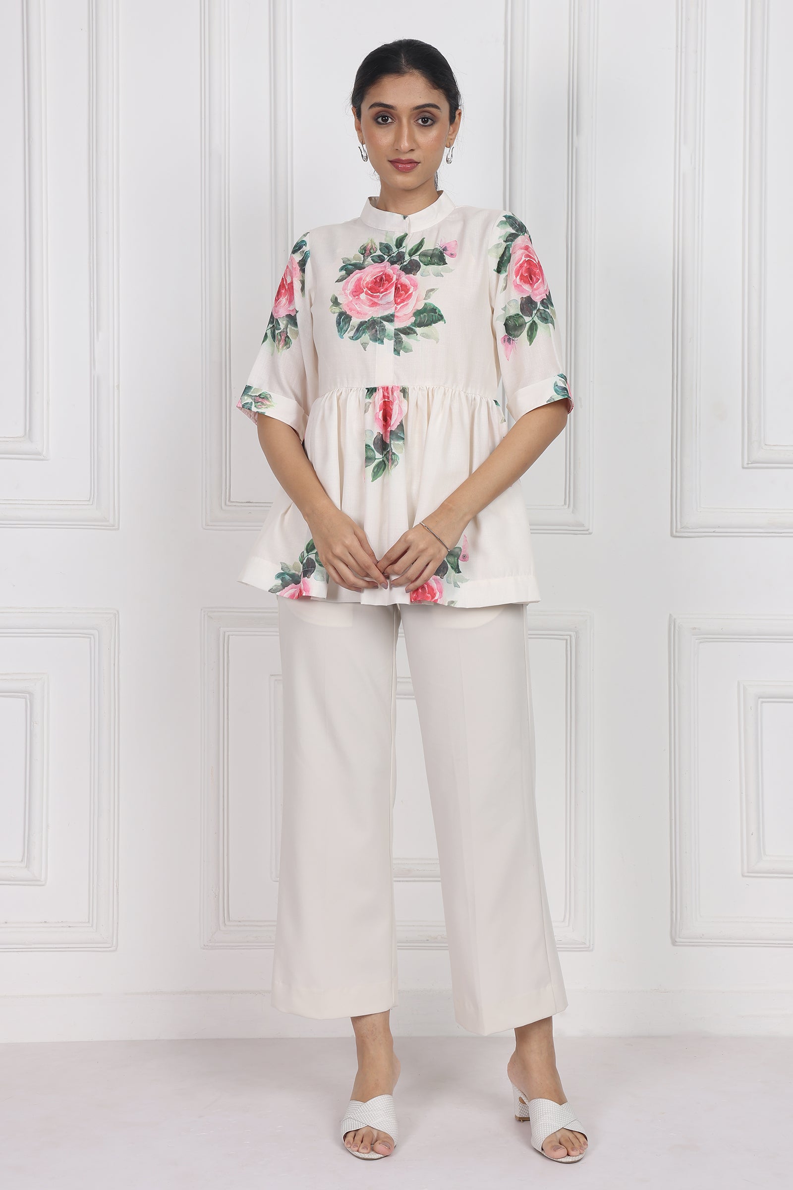 Wander Edit - Florenza Peplum Top