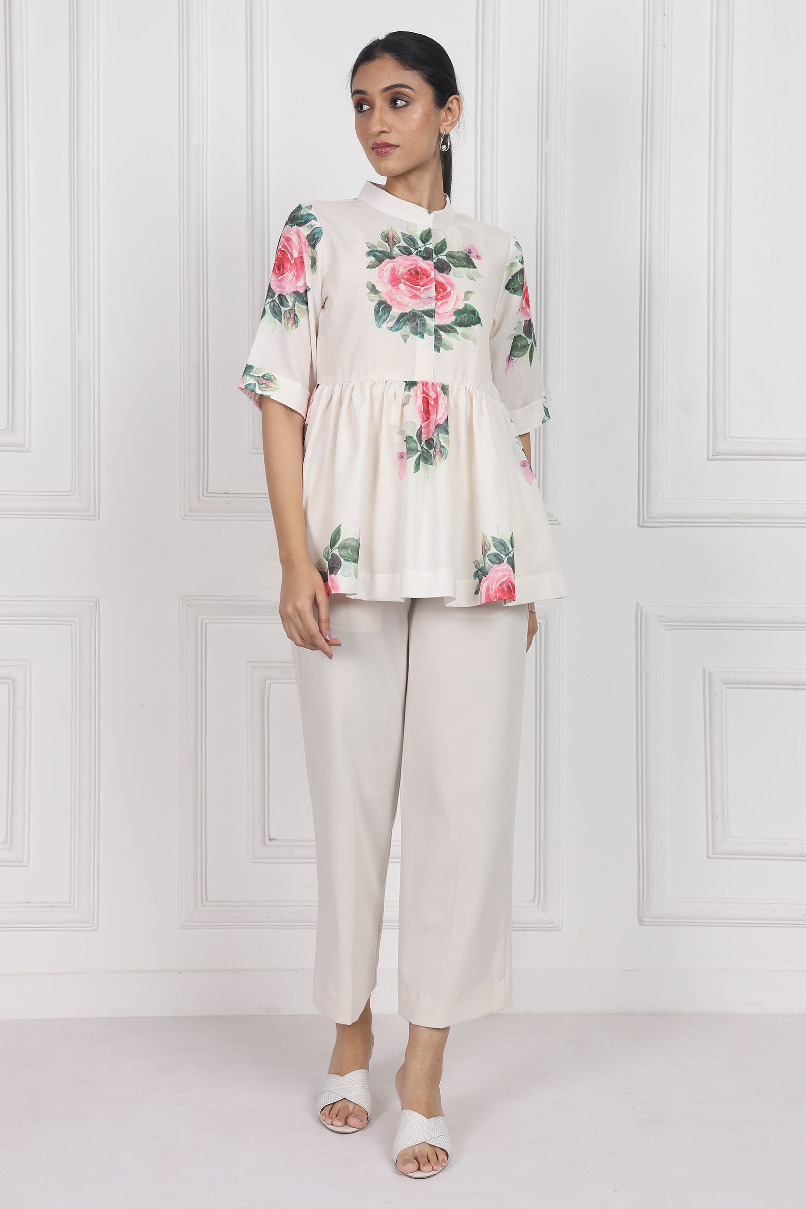 Wander Edit - Florenza Peplum Top