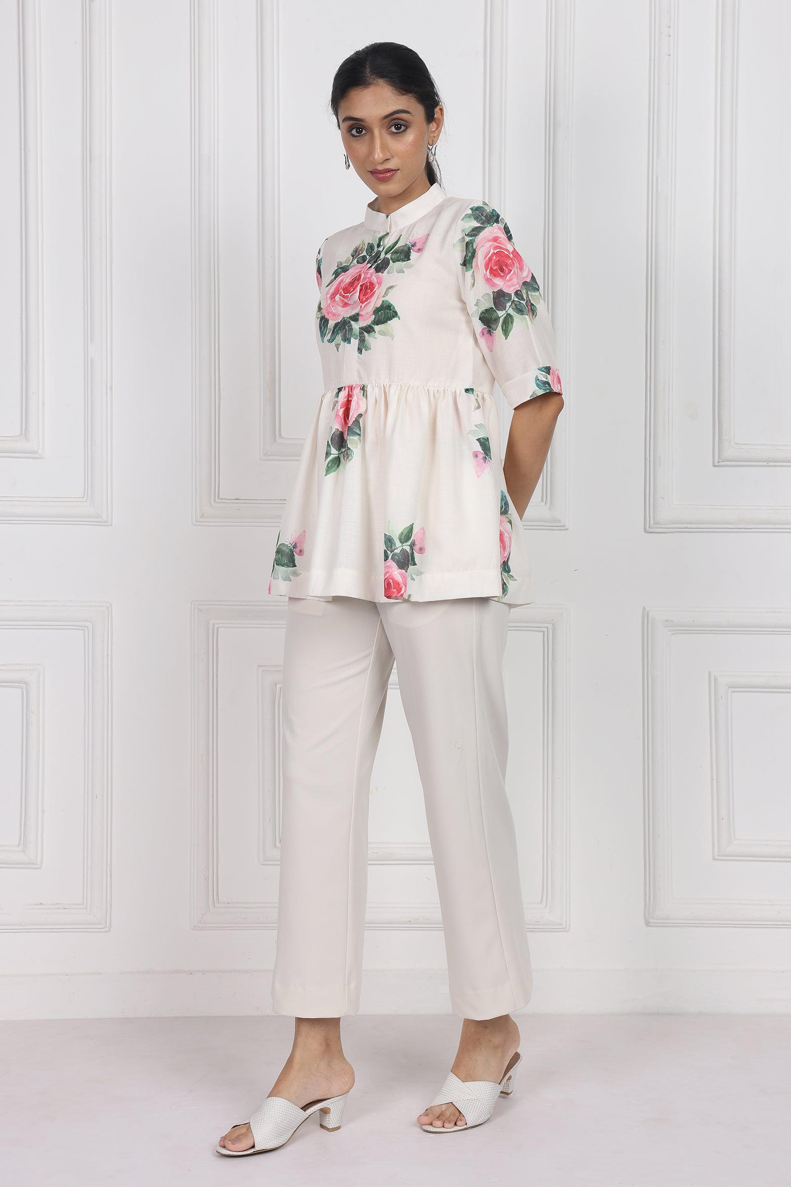 Wander Edit - Florenza Peplum Top