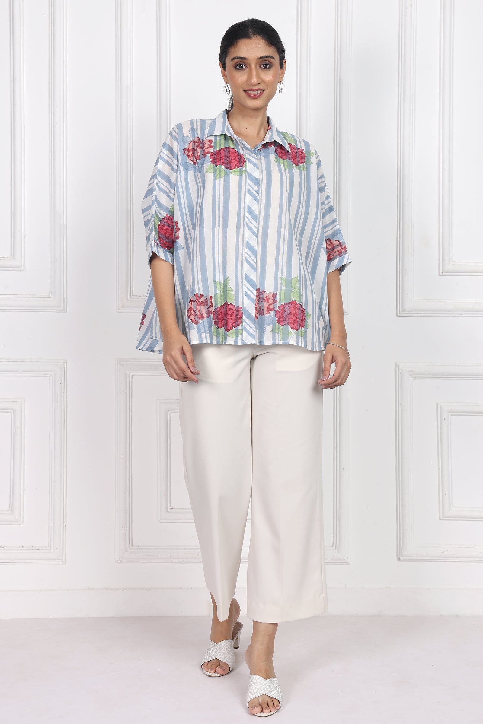 Wander Edit - Belle Blossom Boxy Shirt