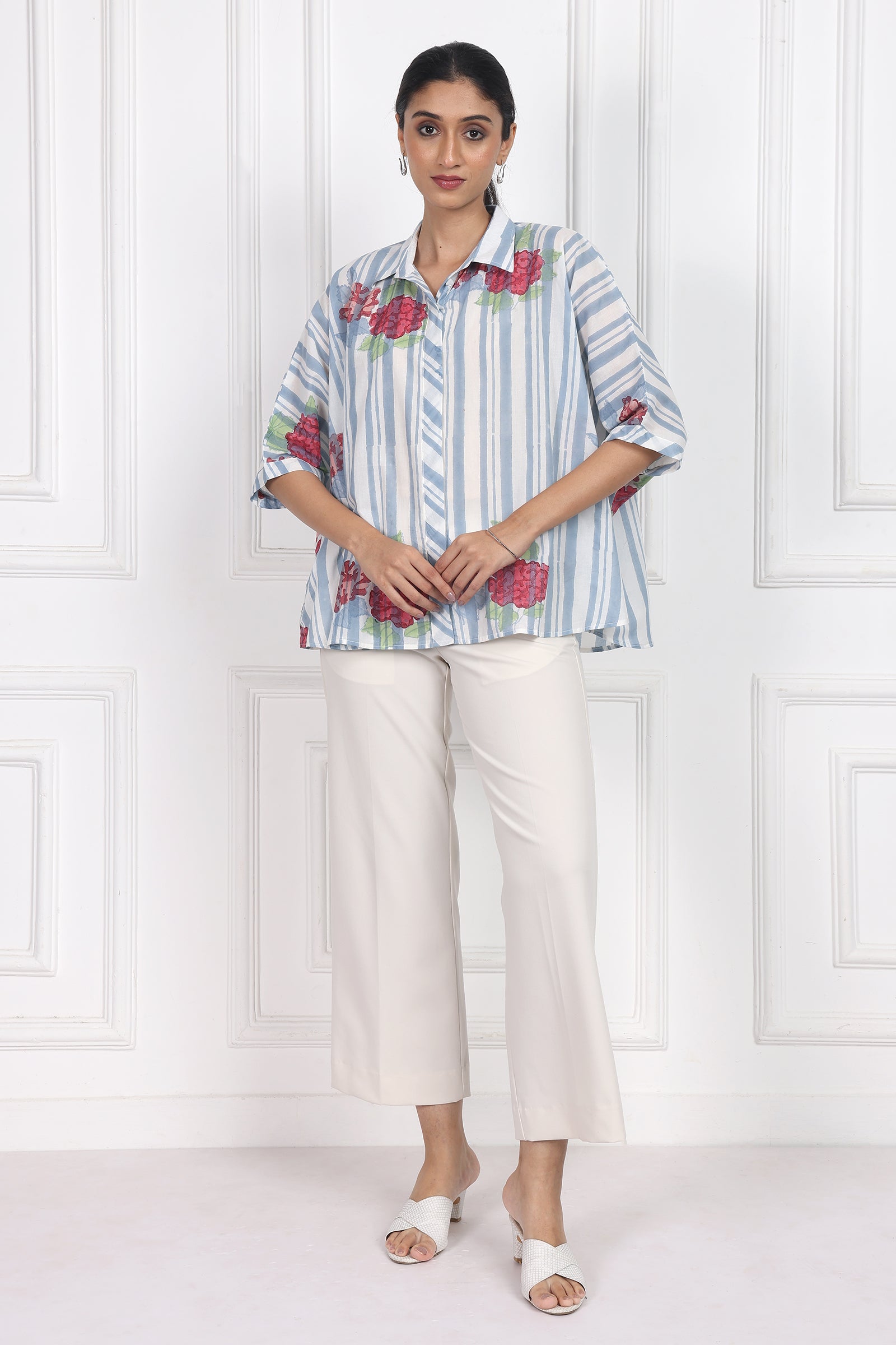 Wander Edit - Belle Blossom Boxy Shirt