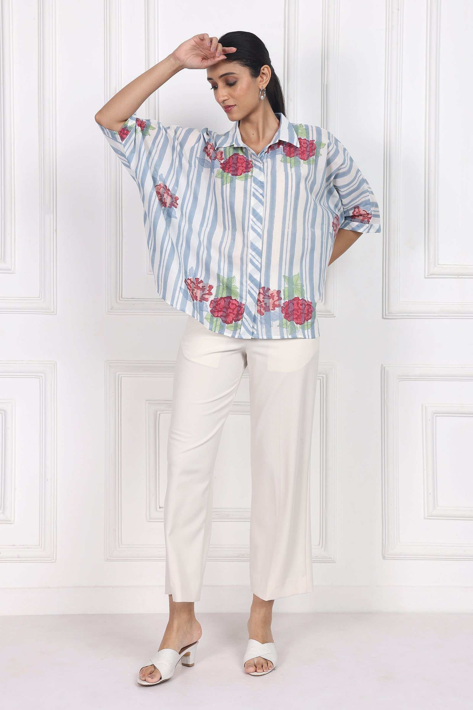 Wander Edit - Belle Blossom Boxy Shirt