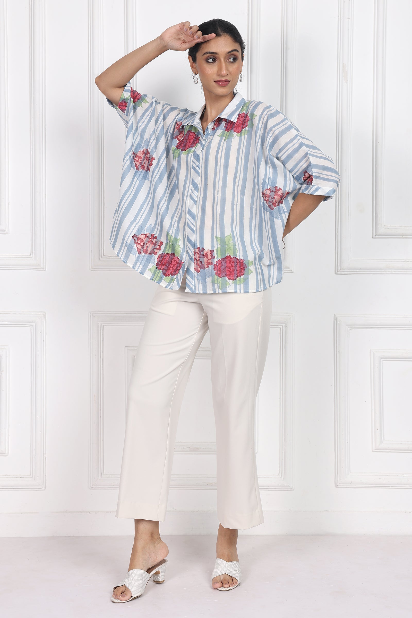 Wander Edit - Belle Blossom Boxy Shirt