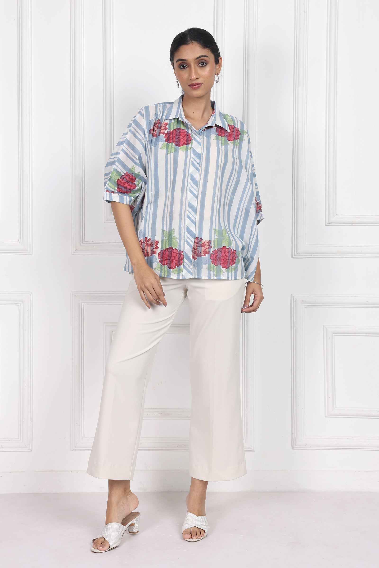 Wander Edit - Belle Blossom Boxy Shirt