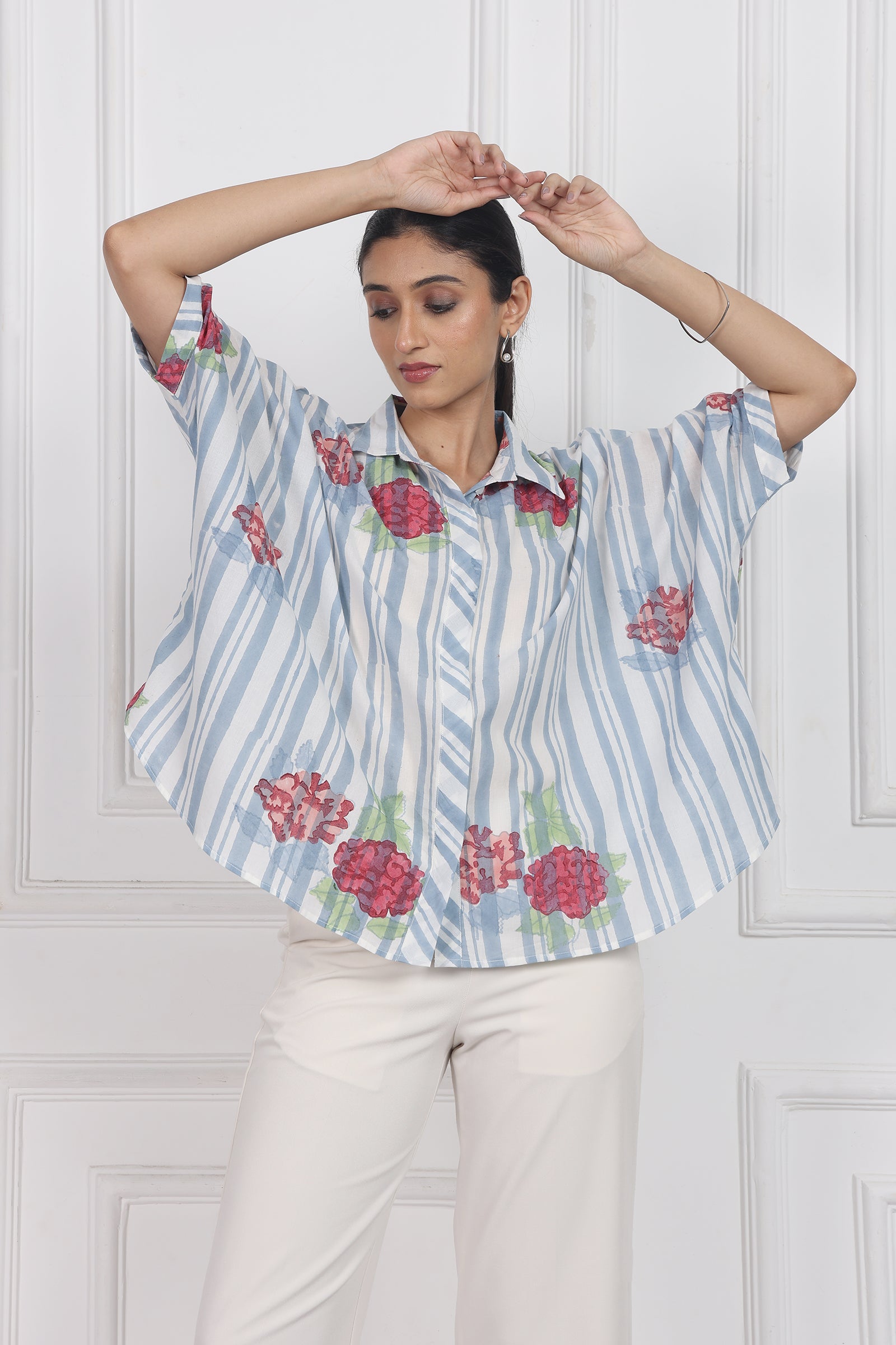 Wander Edit - Belle Blossom Boxy Shirt