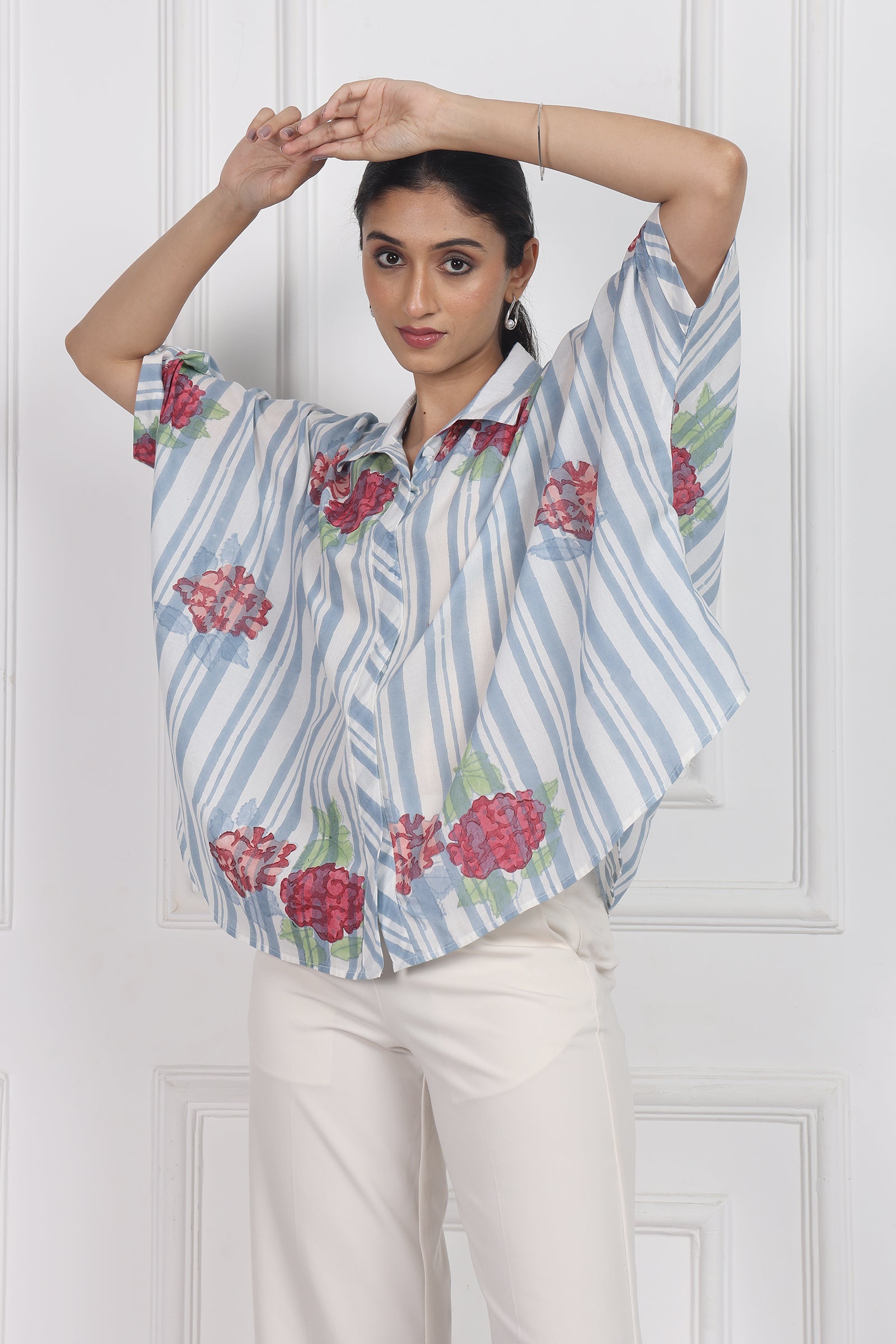 Wander Edit - Belle Blossom Boxy Shirt