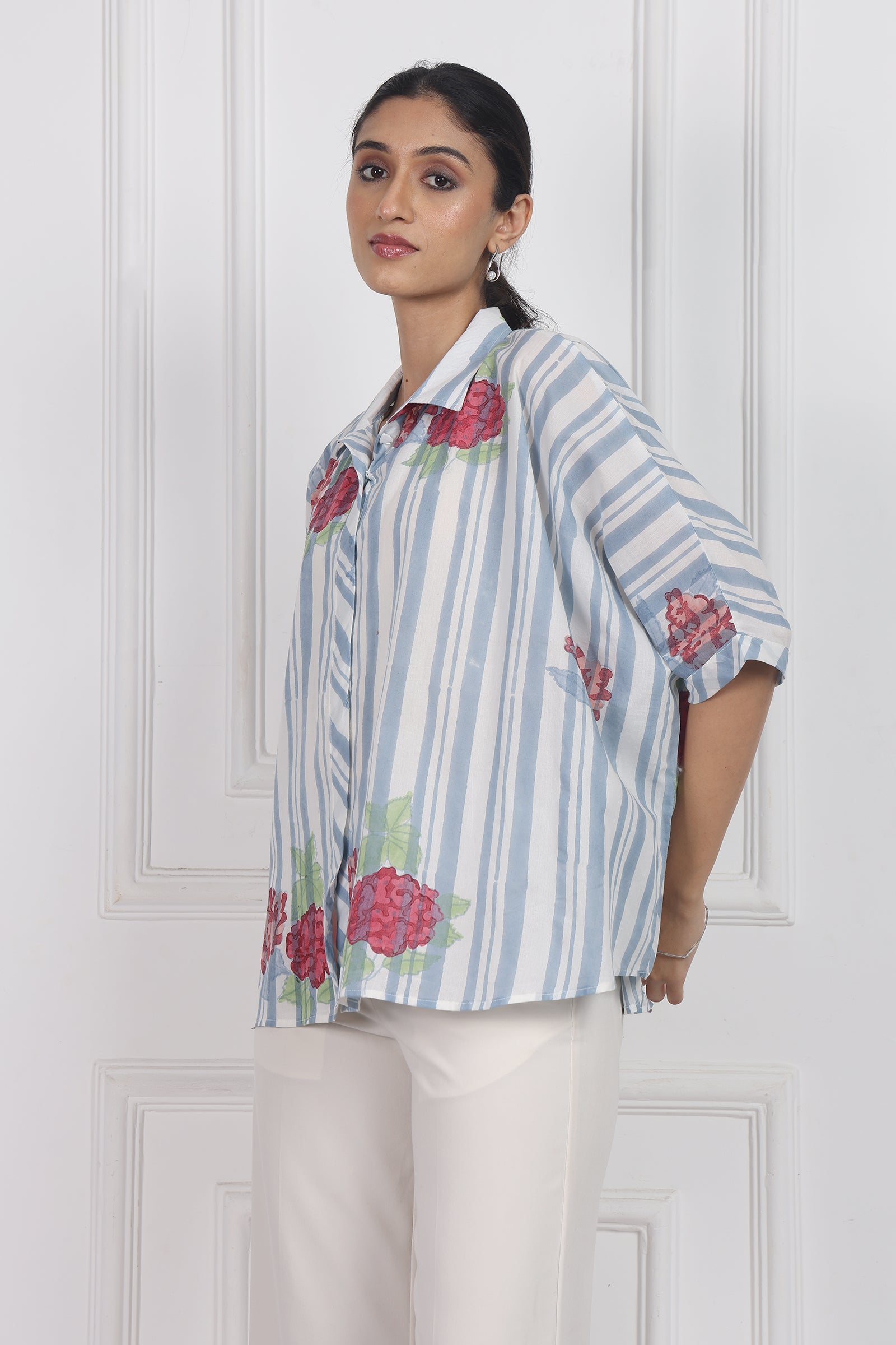 Wander Edit - Belle Blossom Boxy Shirt