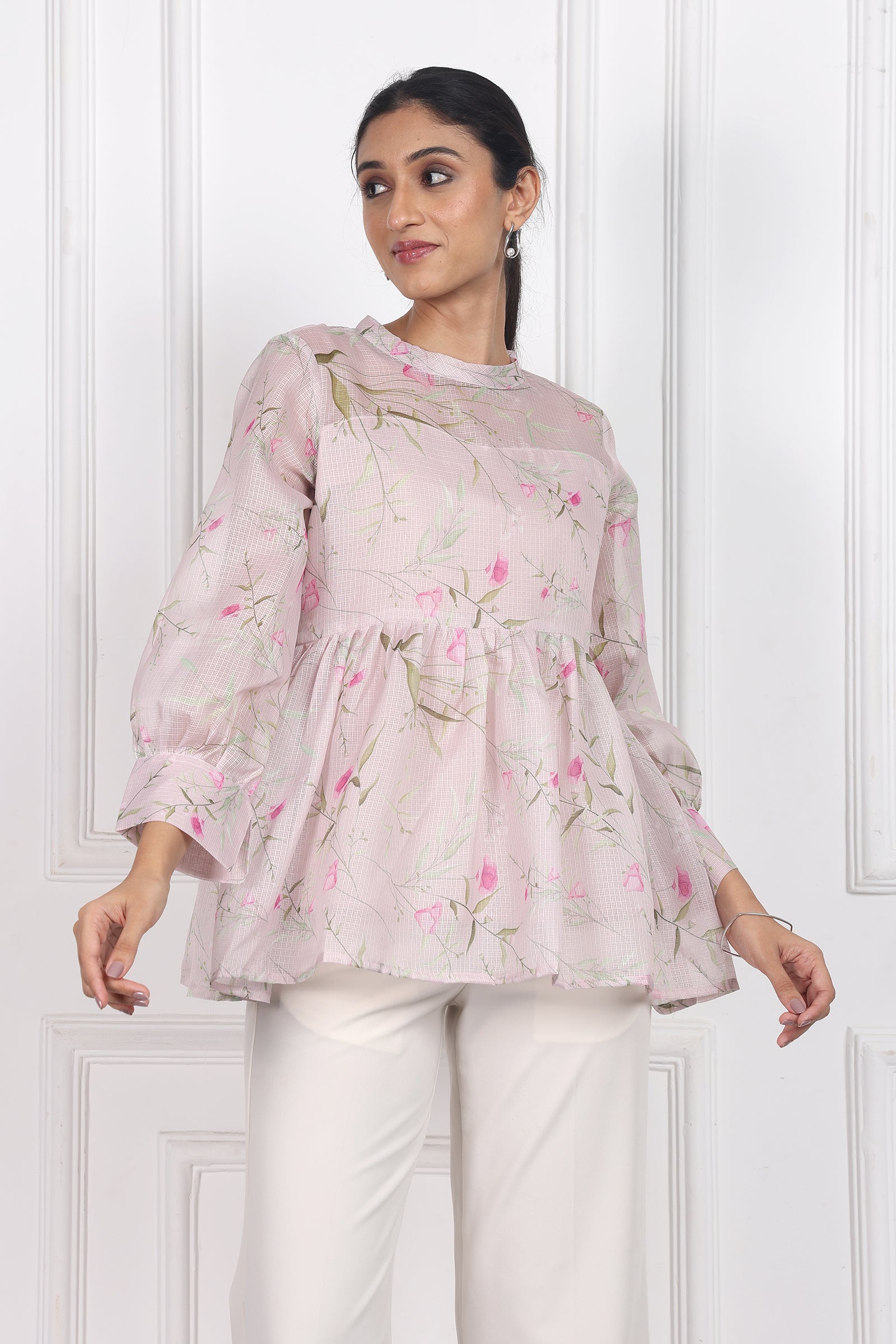 Wander Edit - Jasmine Whisper Peplum Top