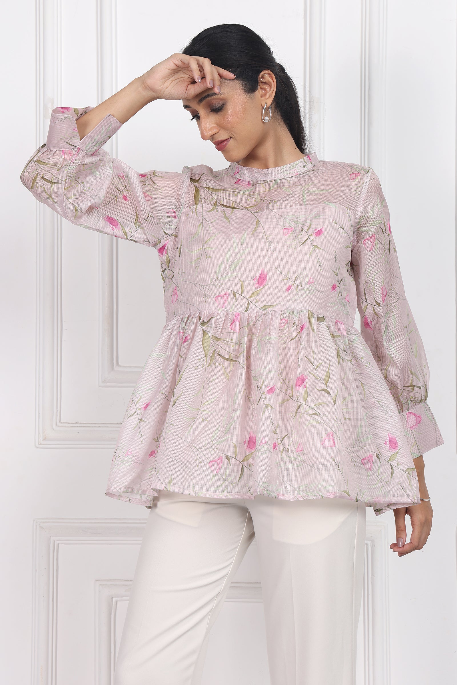 Wander Edit - Jasmine Whisper Peplum Top