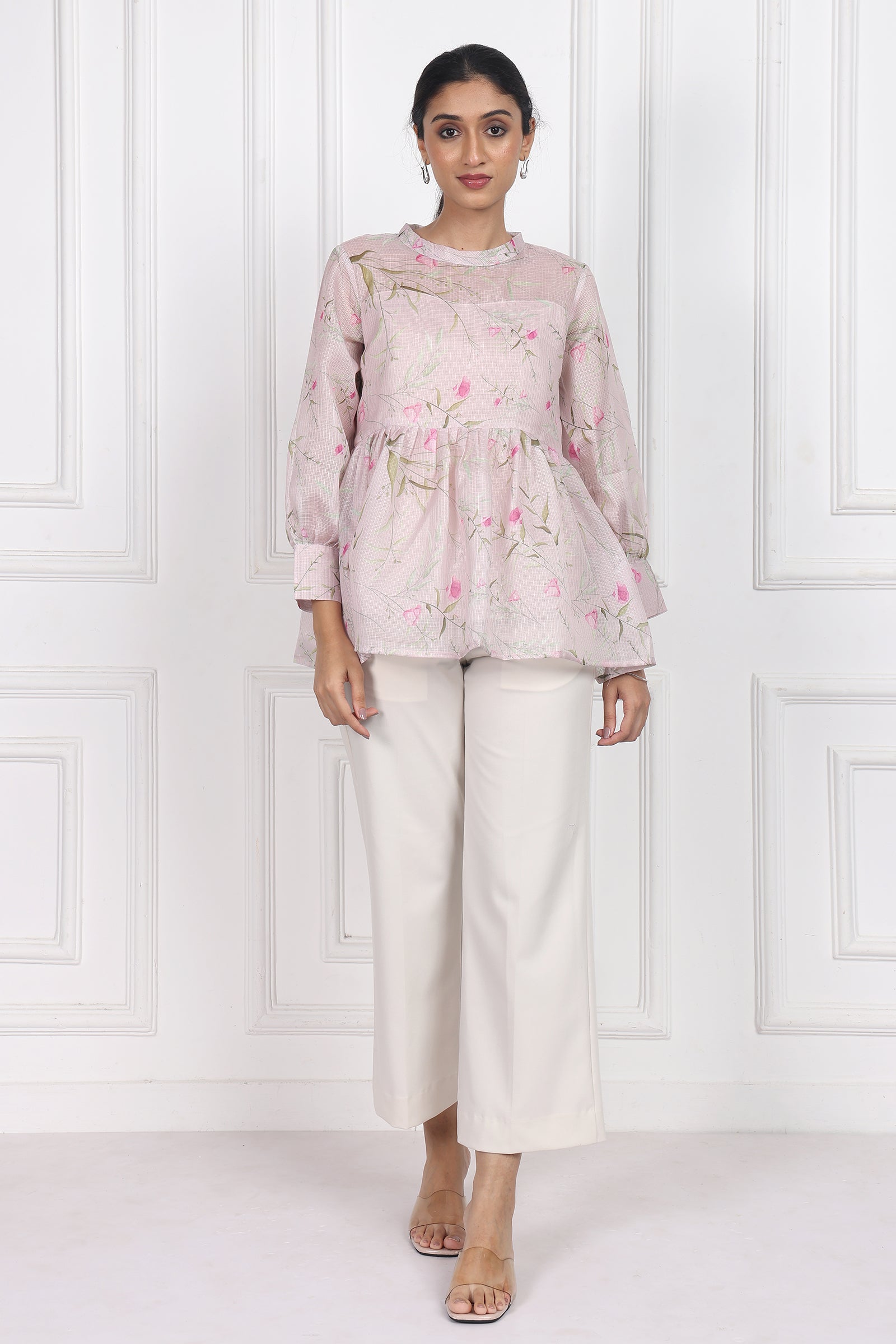 Wander Edit - Jasmine Whisper Peplum Top