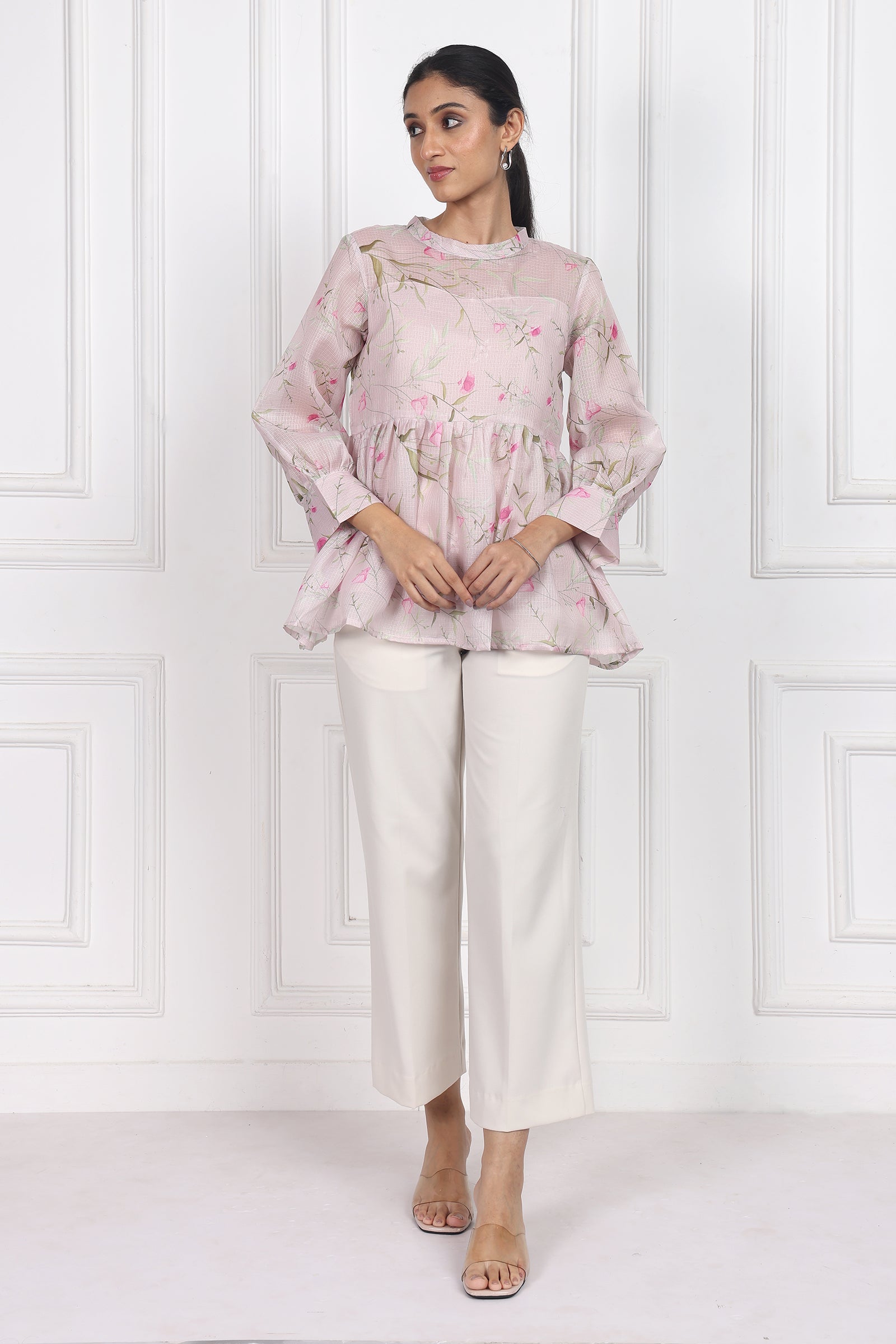 Wander Edit - Jasmine Whisper Peplum Top