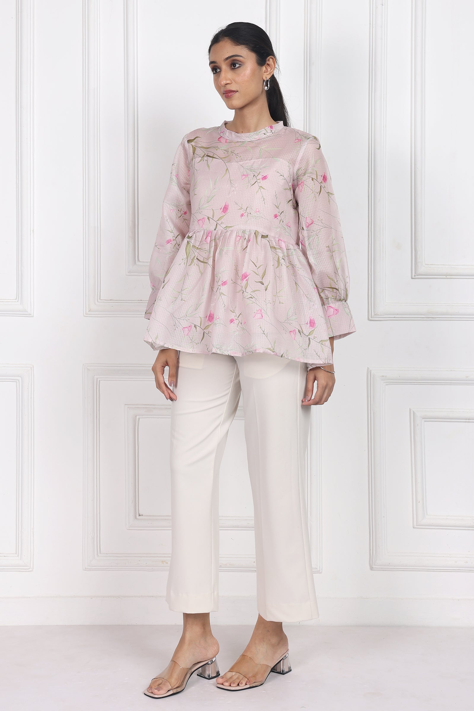 Wander Edit - Jasmine Whisper Peplum Top