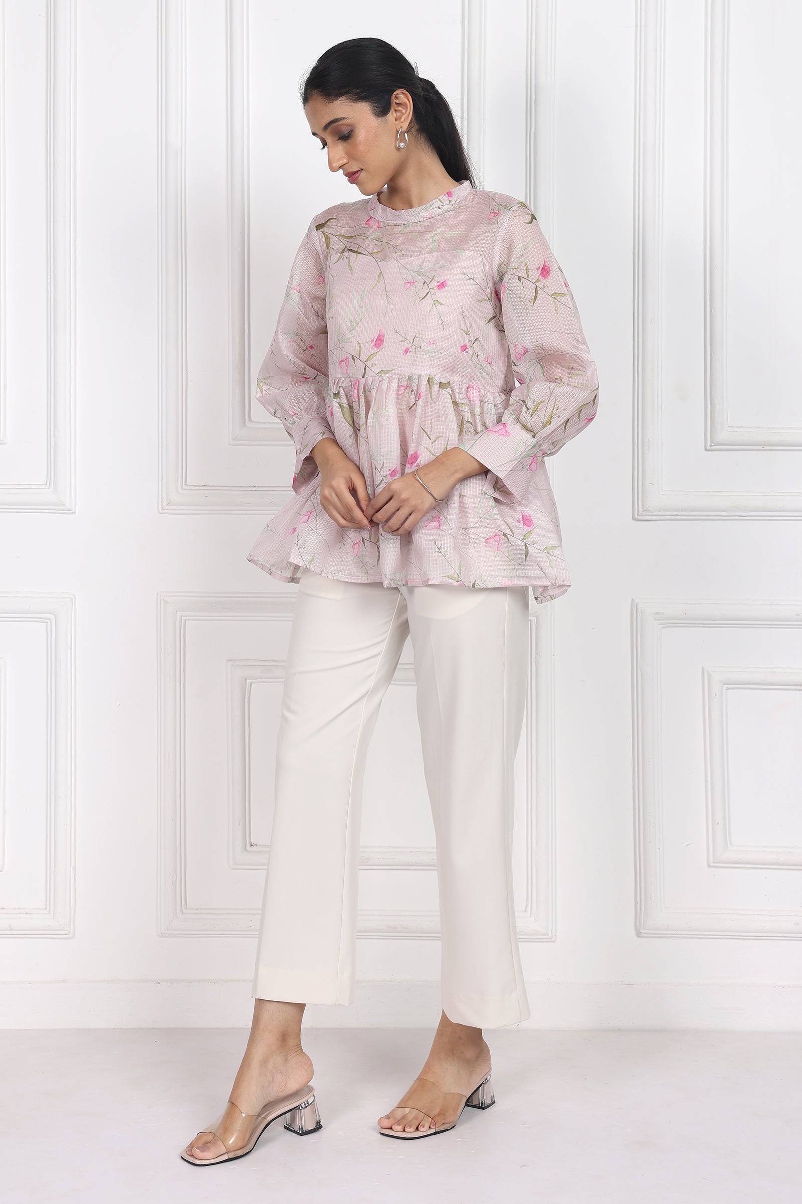 Wander Edit - Jasmine Whisper Peplum Top