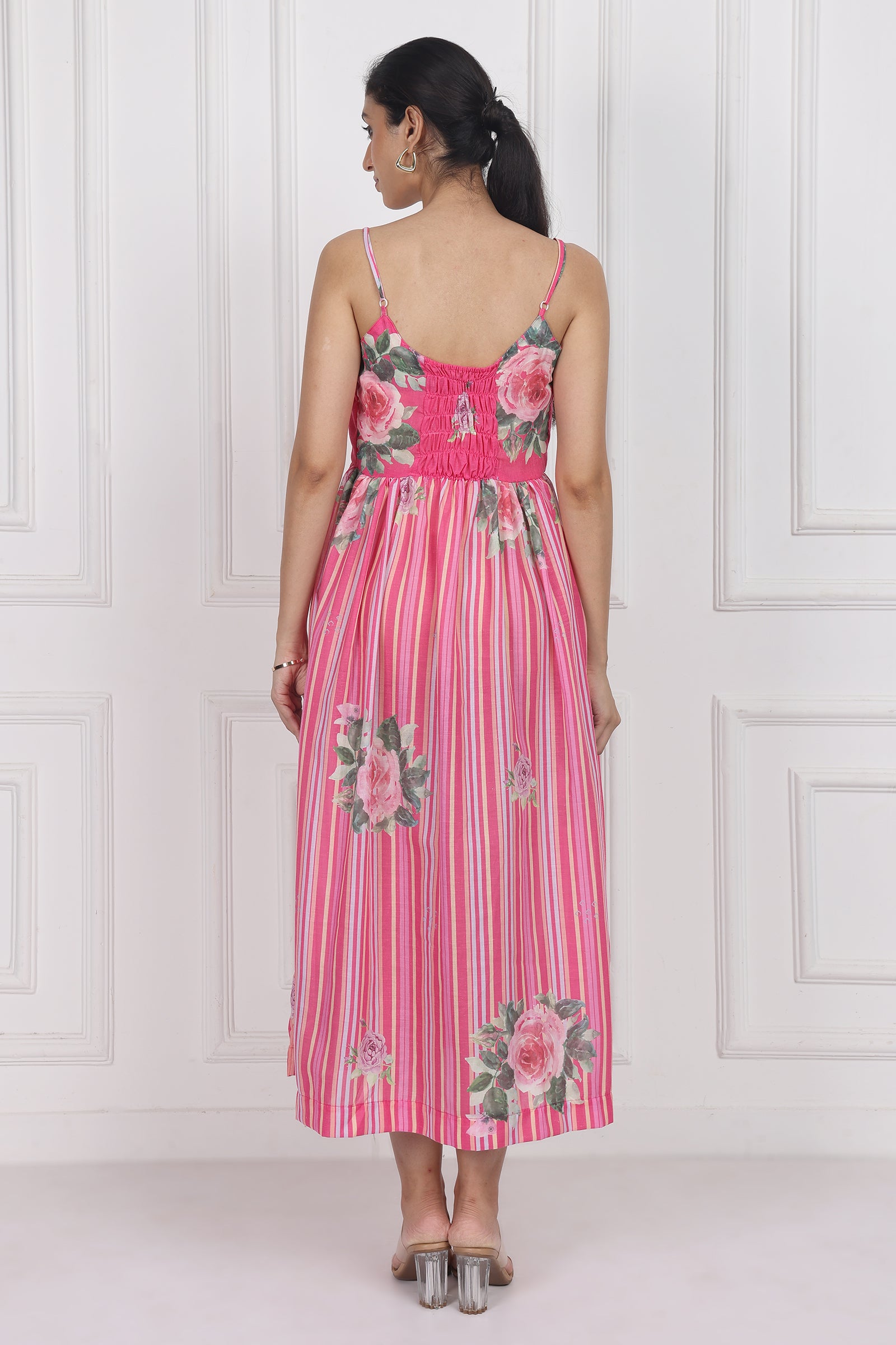 Wander Edit - Fit And Flare Windflower Song Happy Strappy Dress