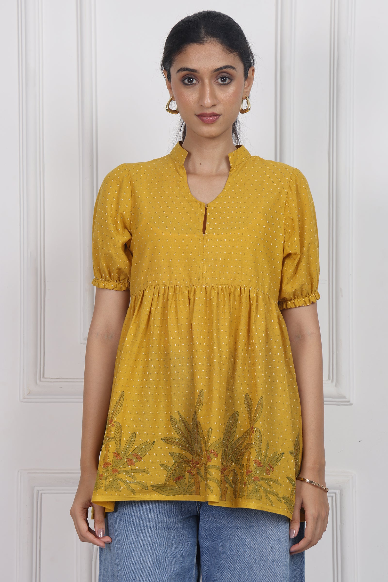 Wander Edit - Blooming Wild Peplum Top