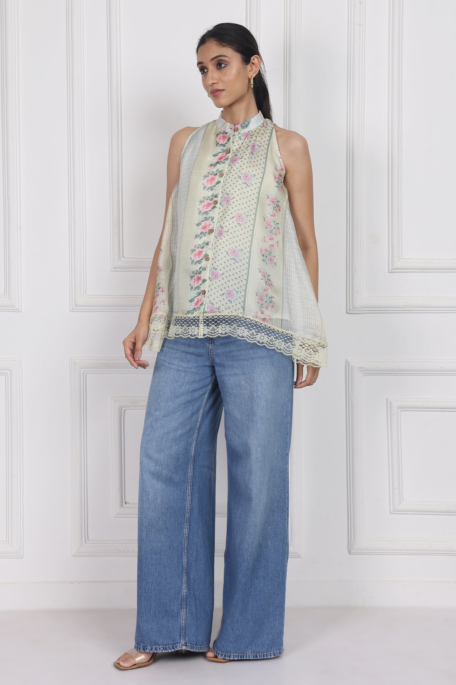 Wander Edit - Secret Flora Lantern Top