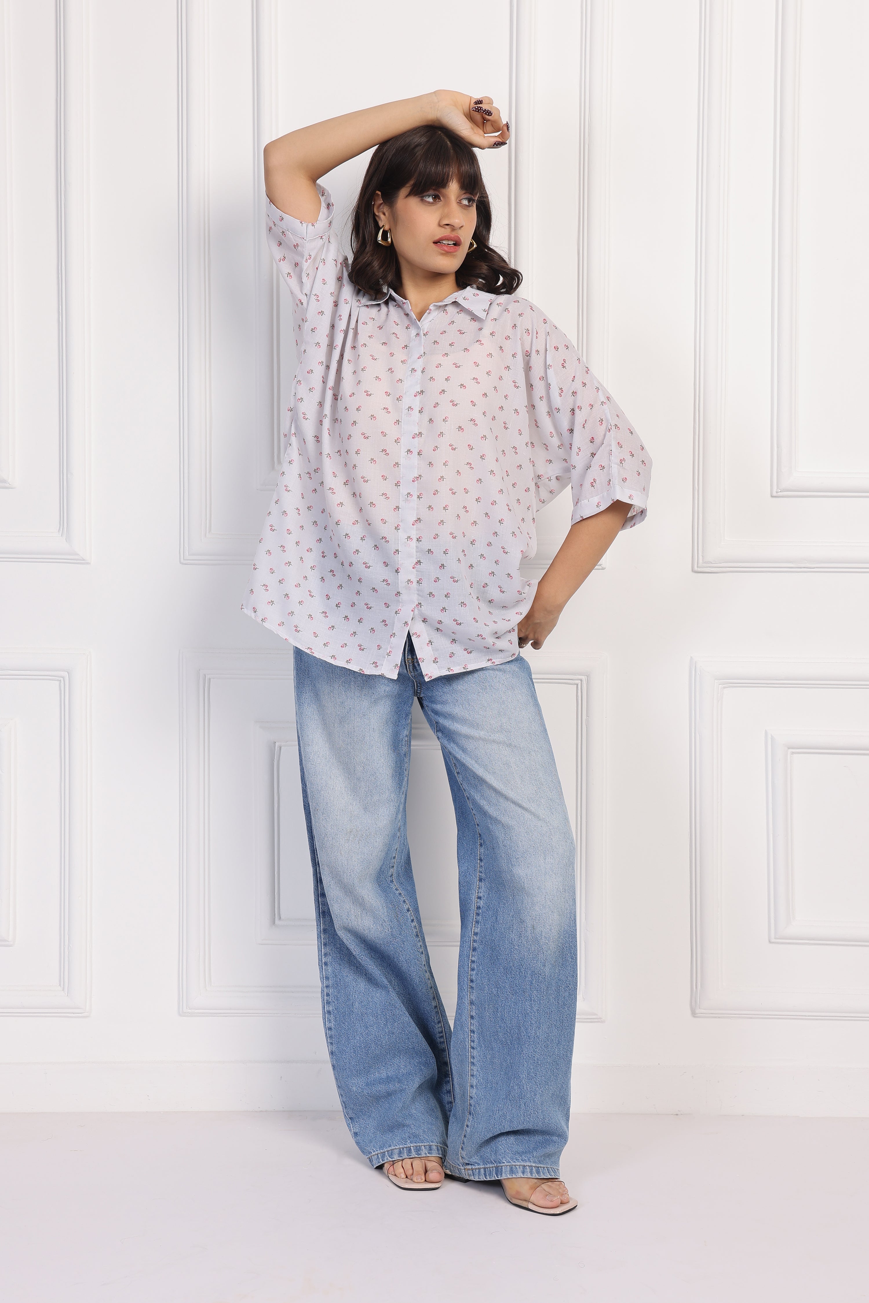 Tiny Petal Boxy Shirt