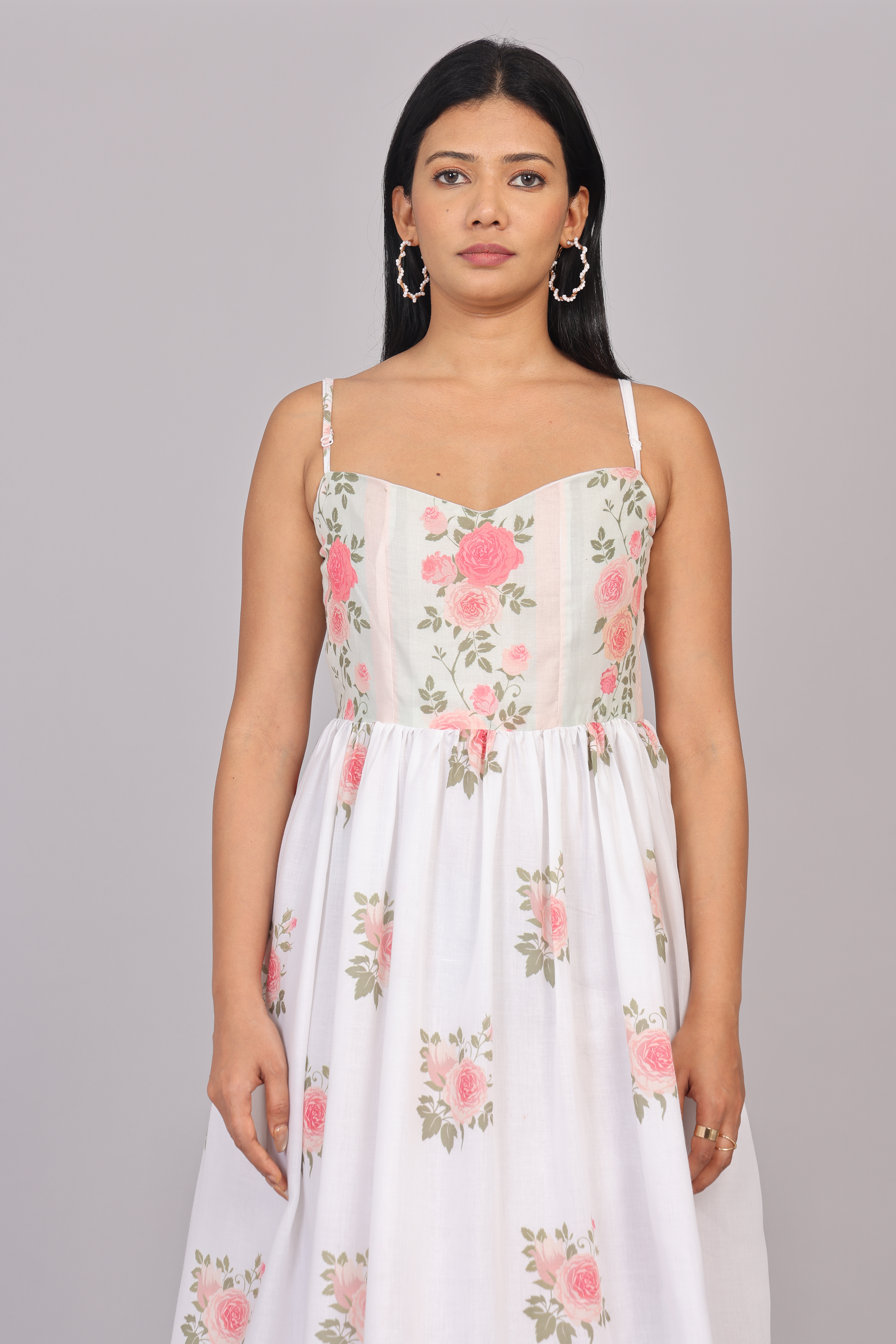 Wander Edit - Fit And Flare Dress With Beautiful Yoke Detailing