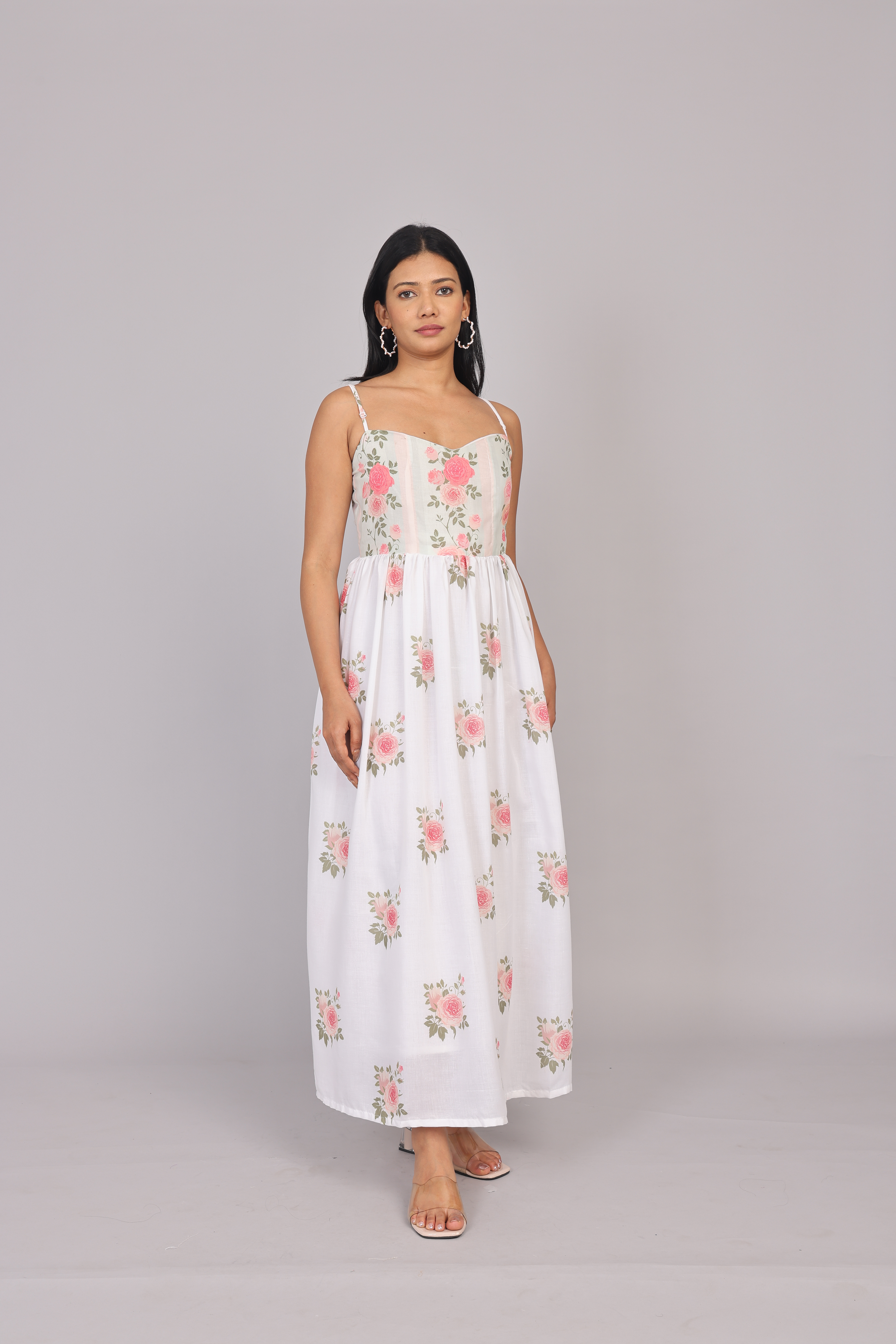 Wander Edit - Fit And Flare Dress With Beautiful Yoke Detailing