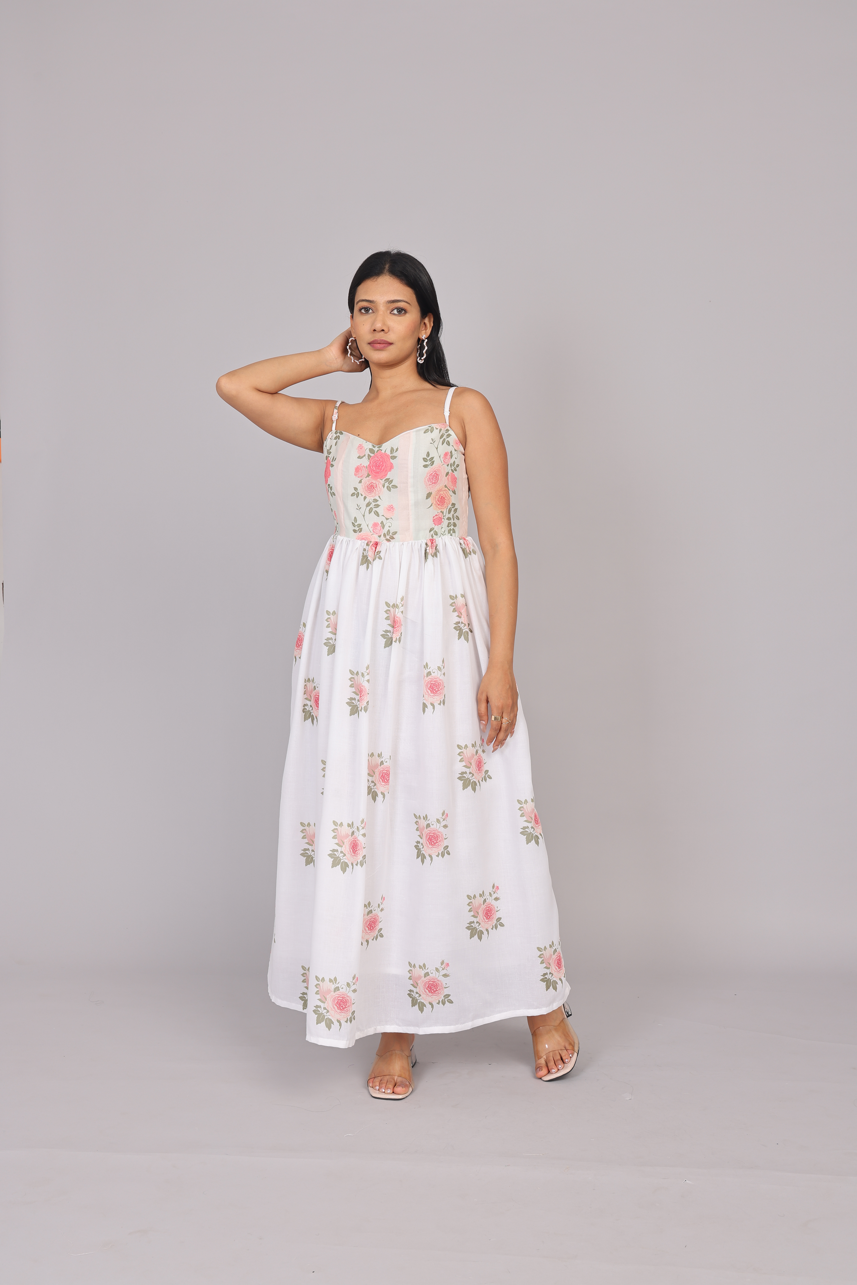 Wander Edit - Fit And Flare Dress With Beautiful Yoke Detailing