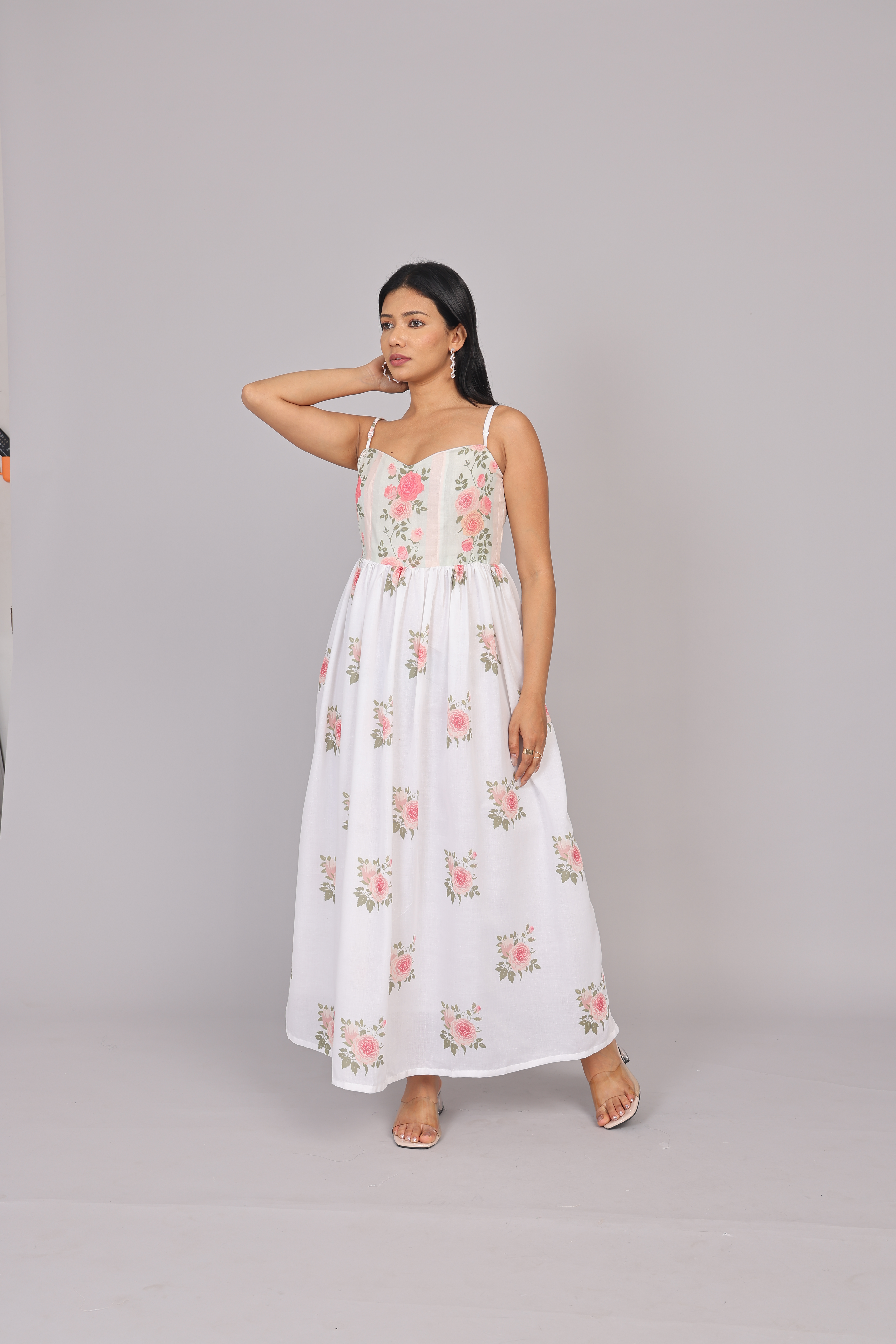 Wander Edit - Fit And Flare Dress With Beautiful Yoke Detailing