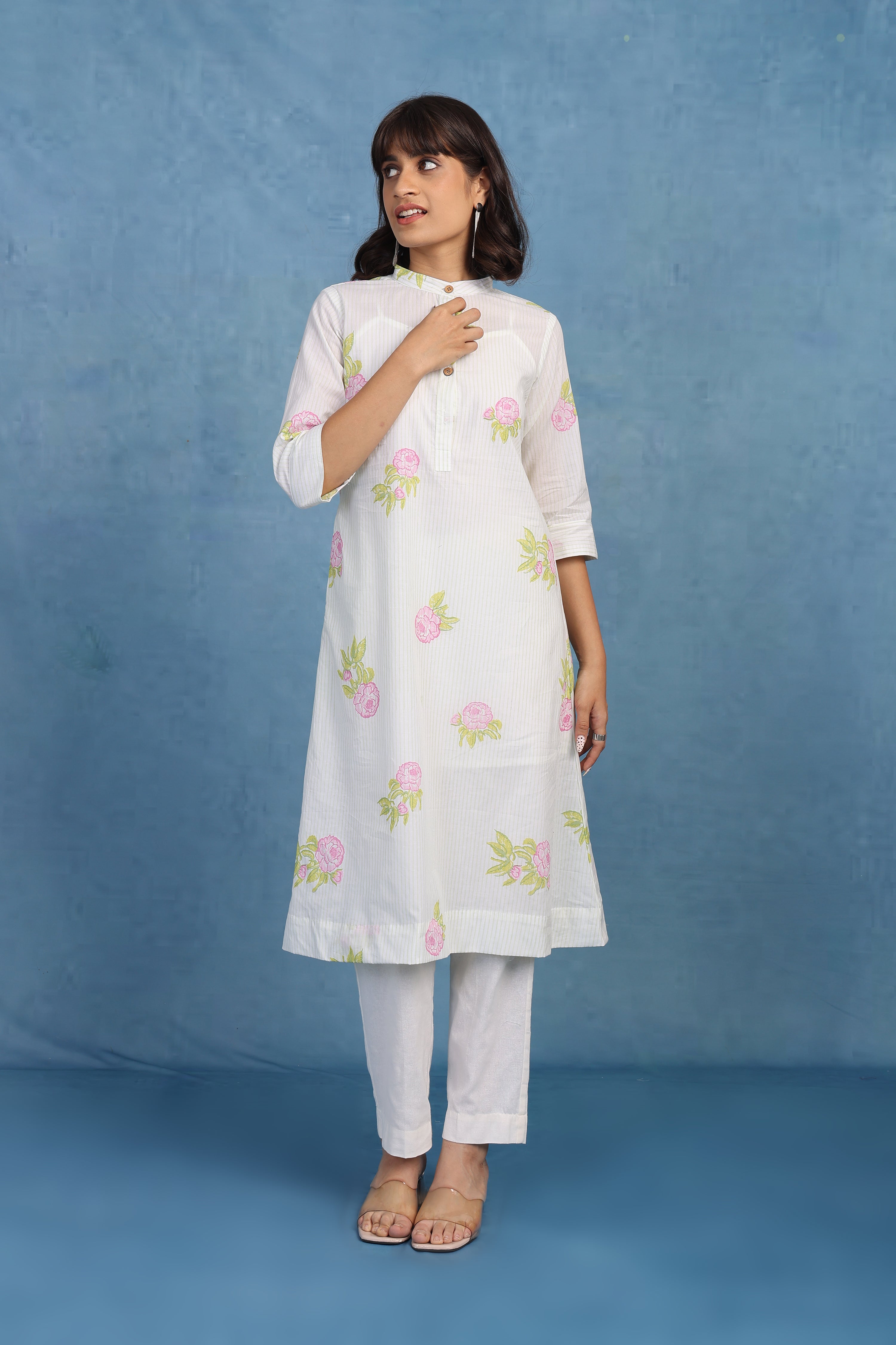 Petal Whisper - Pale Pink- Top And Bottom