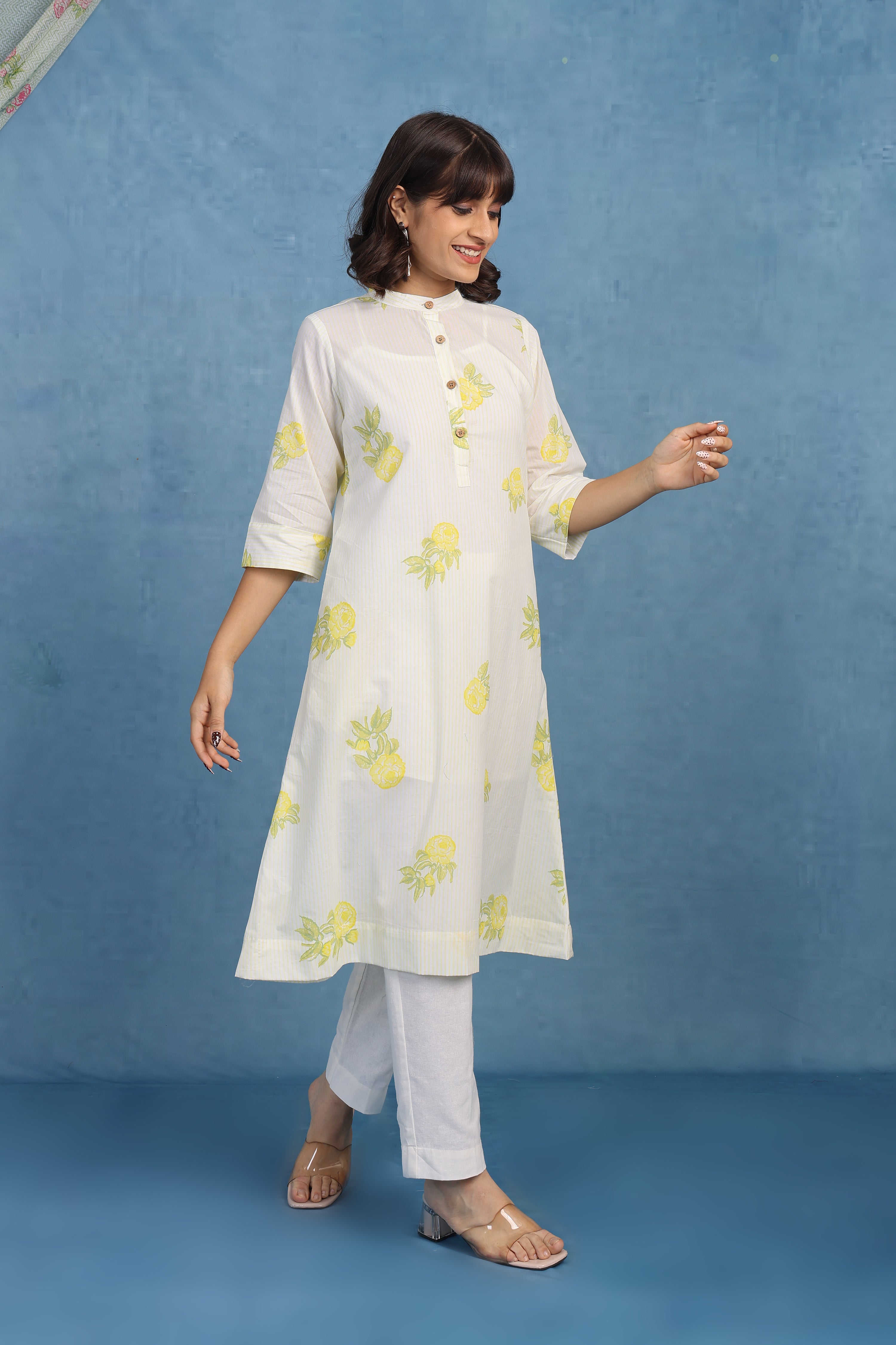 Petal Whisper - Yellow Top And Bottom