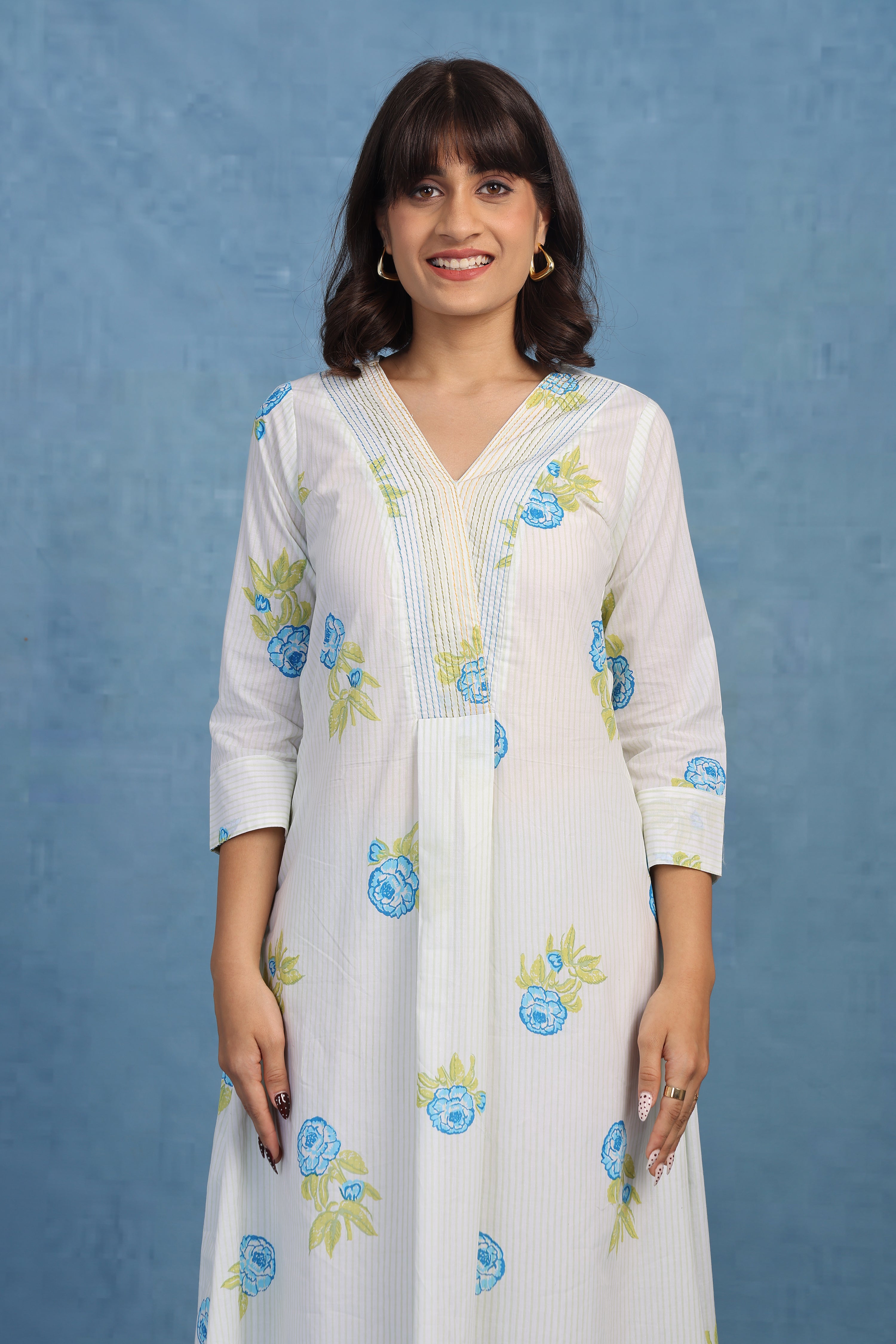 English Garden – Green Bloom Dupatta