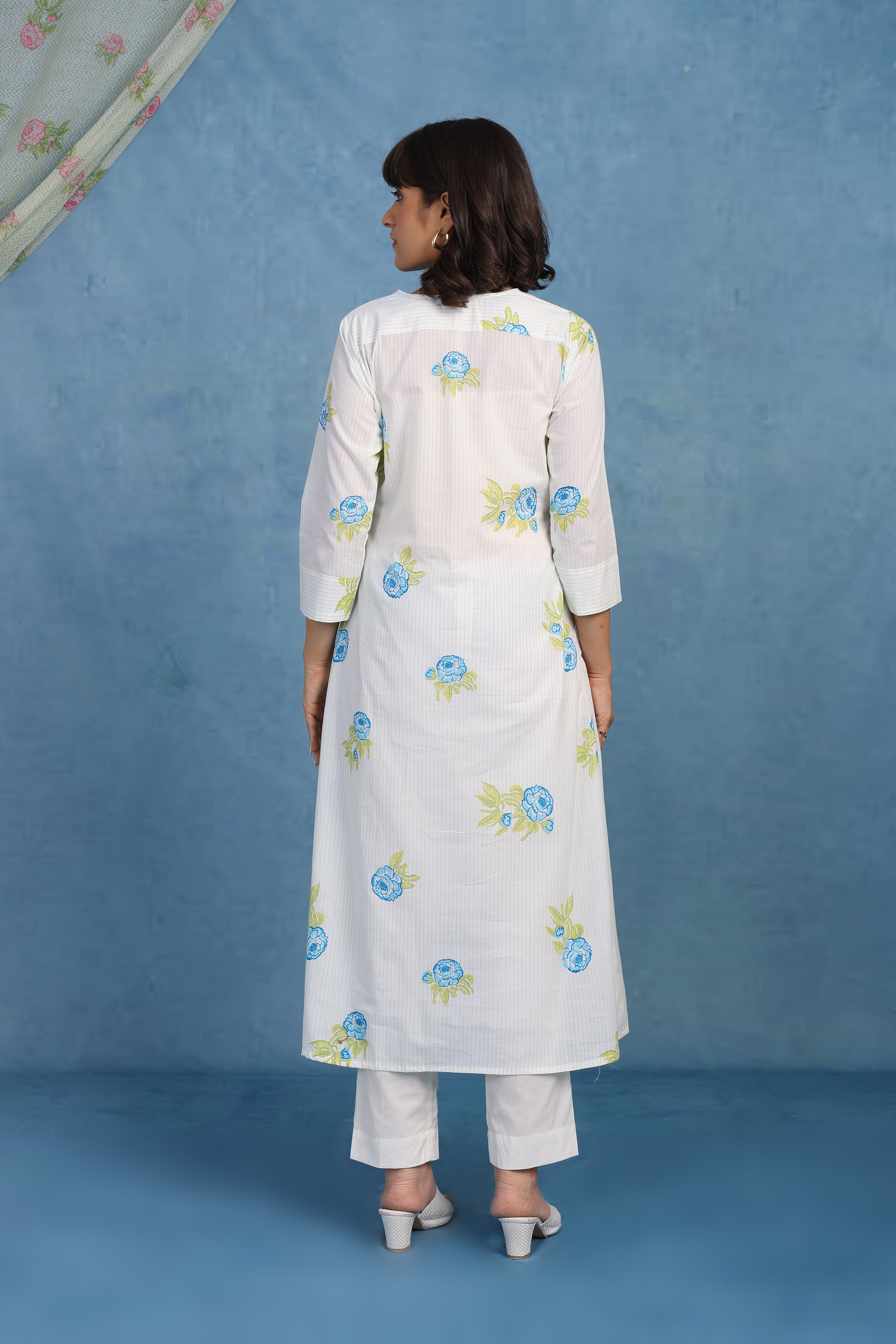 English Garden – Green Bloom Dupatta