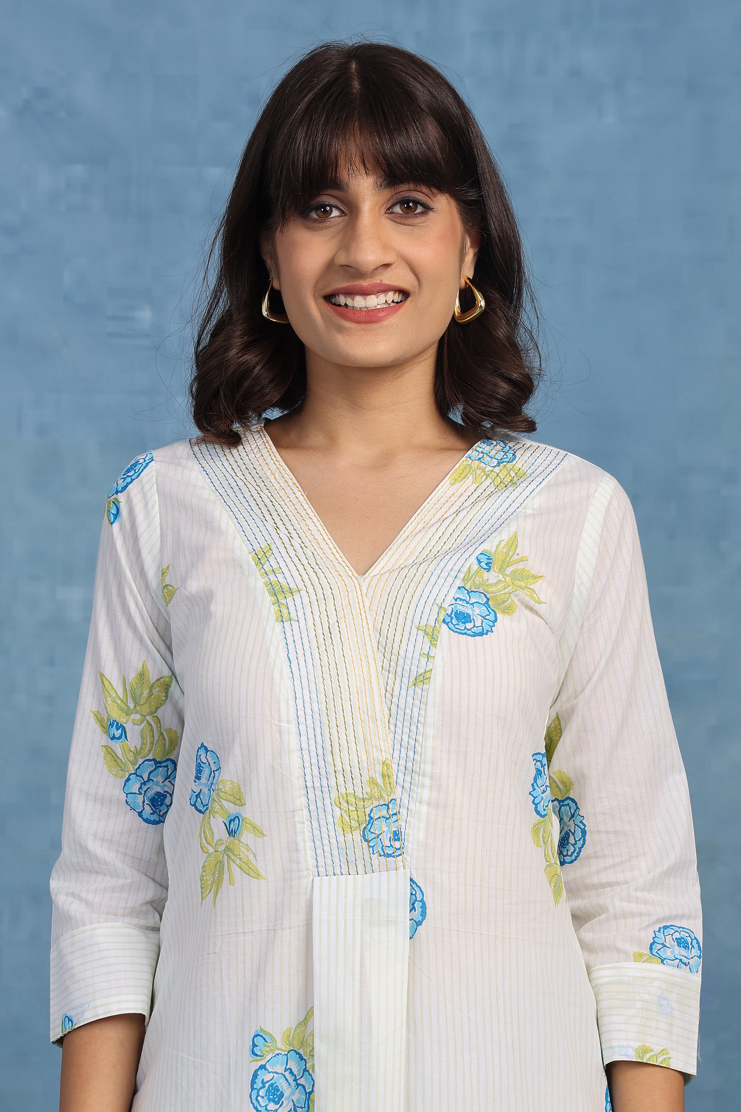 English Garden – Green Bloom Dupatta