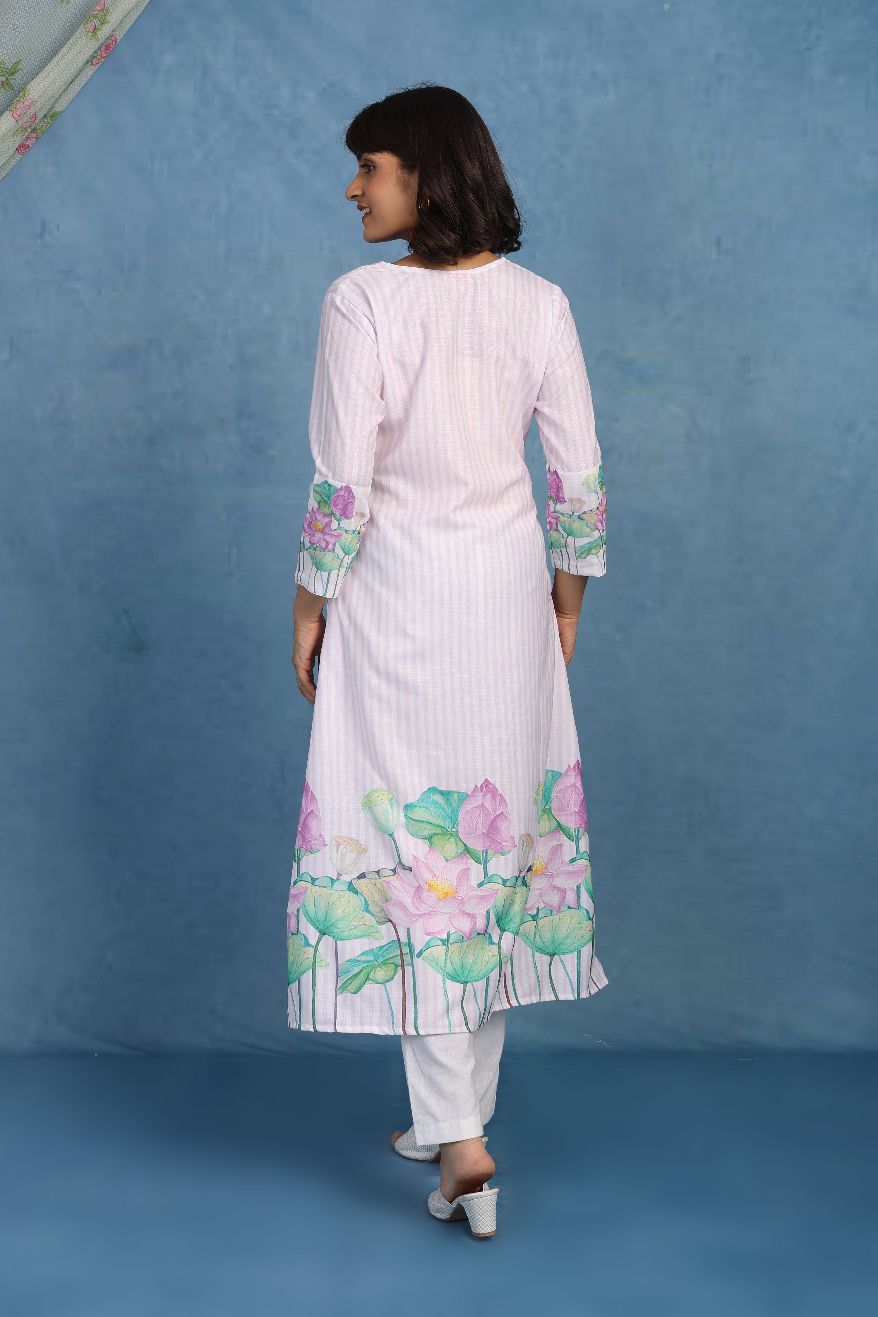 Petals of Lotus – Pale Mauve - Dupatta