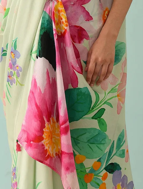 Noor - Wild Garden Modal Saree