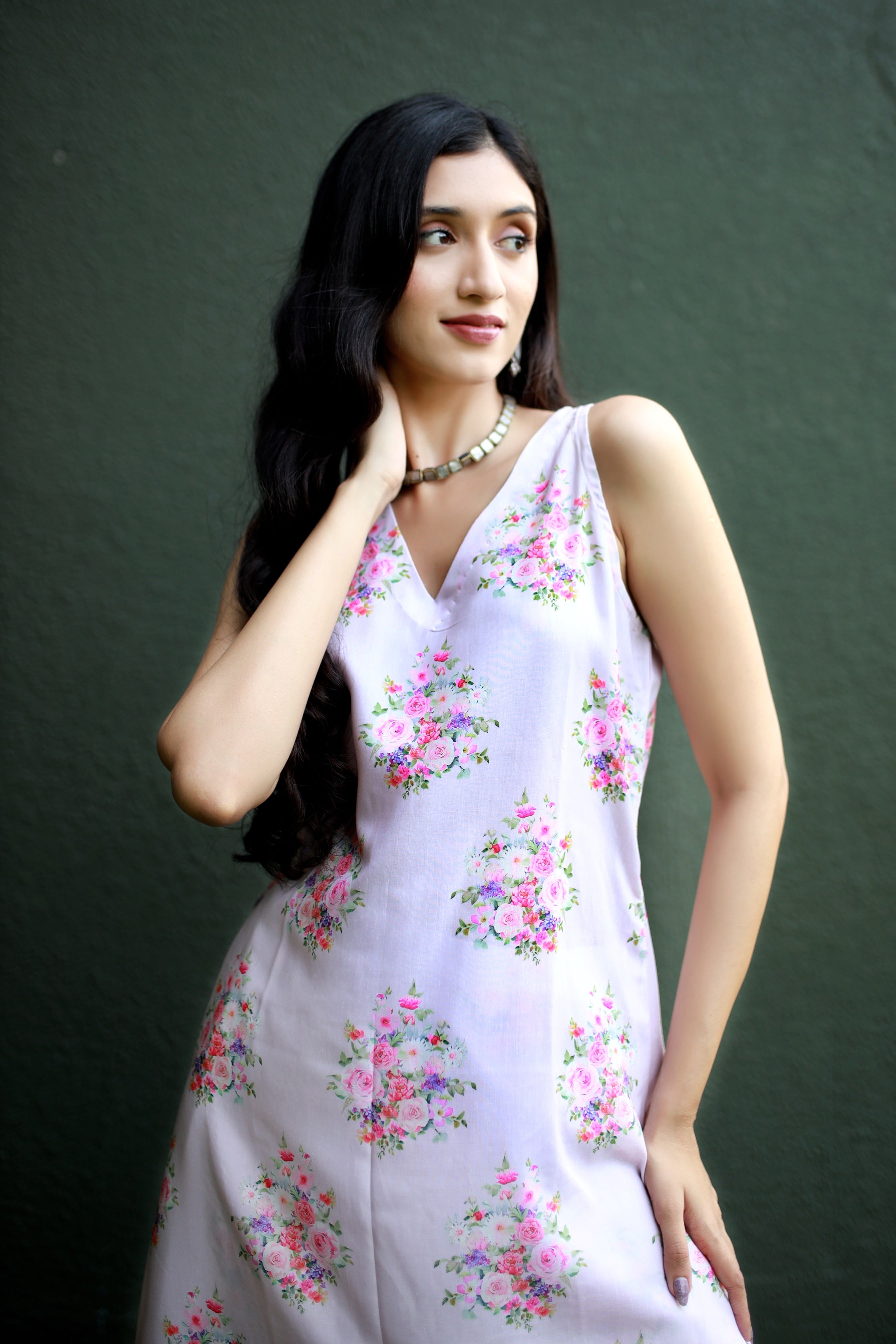 Malhaar Bubble Gum Pink Kurta