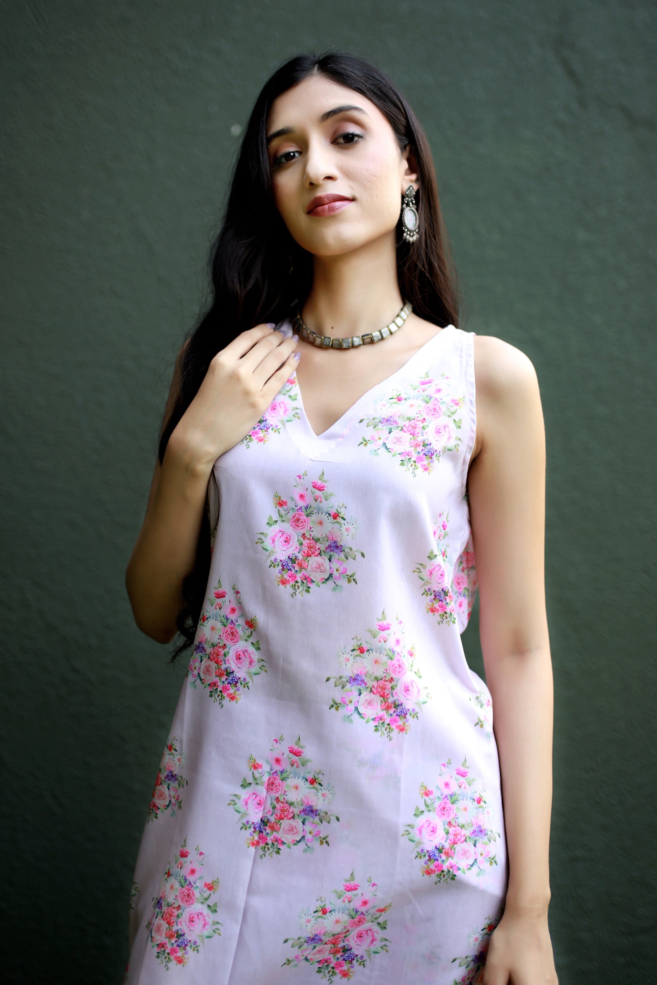 Malhaar Bubble Gum Pink Kurta