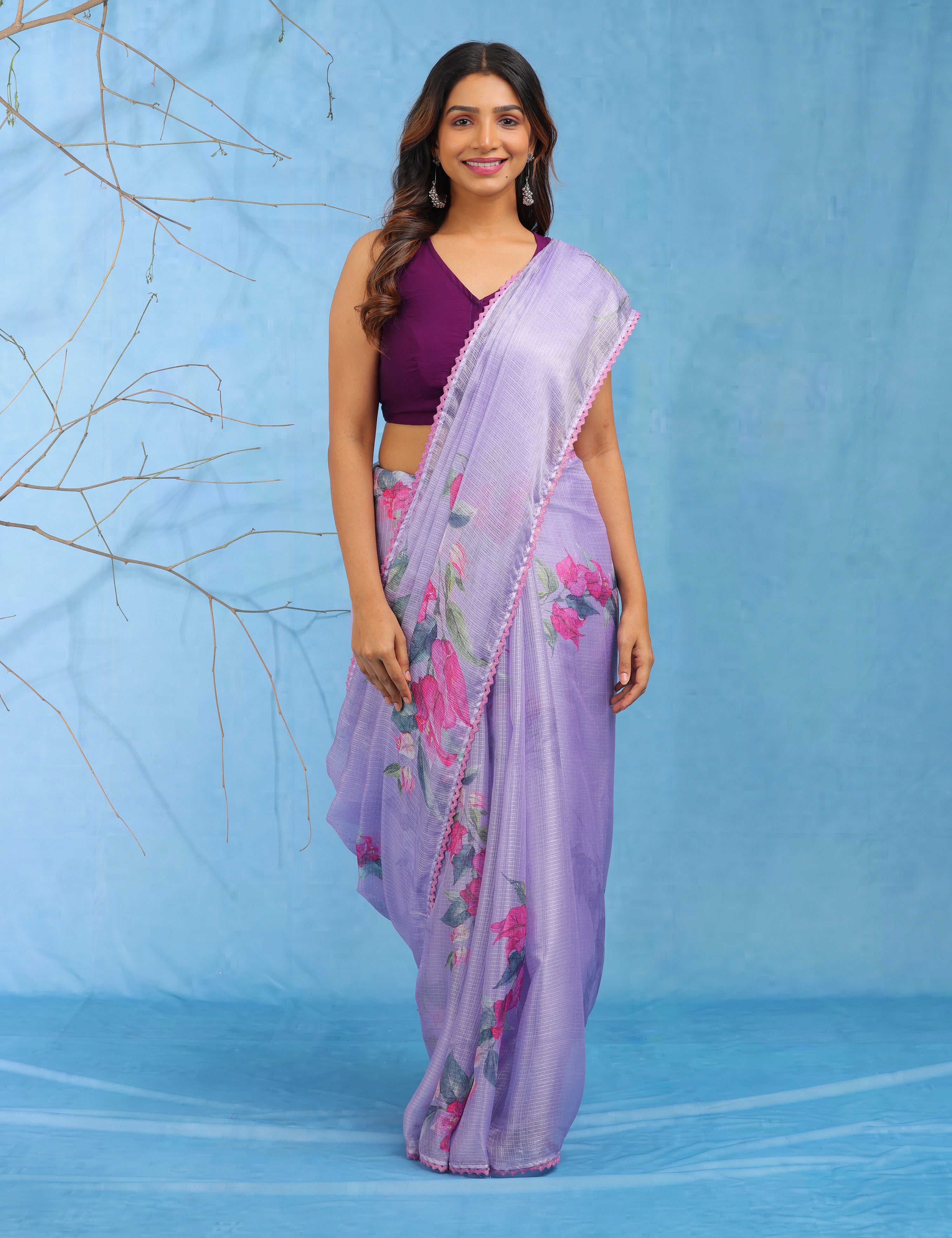Noor - Lavender Haze Kota Saree