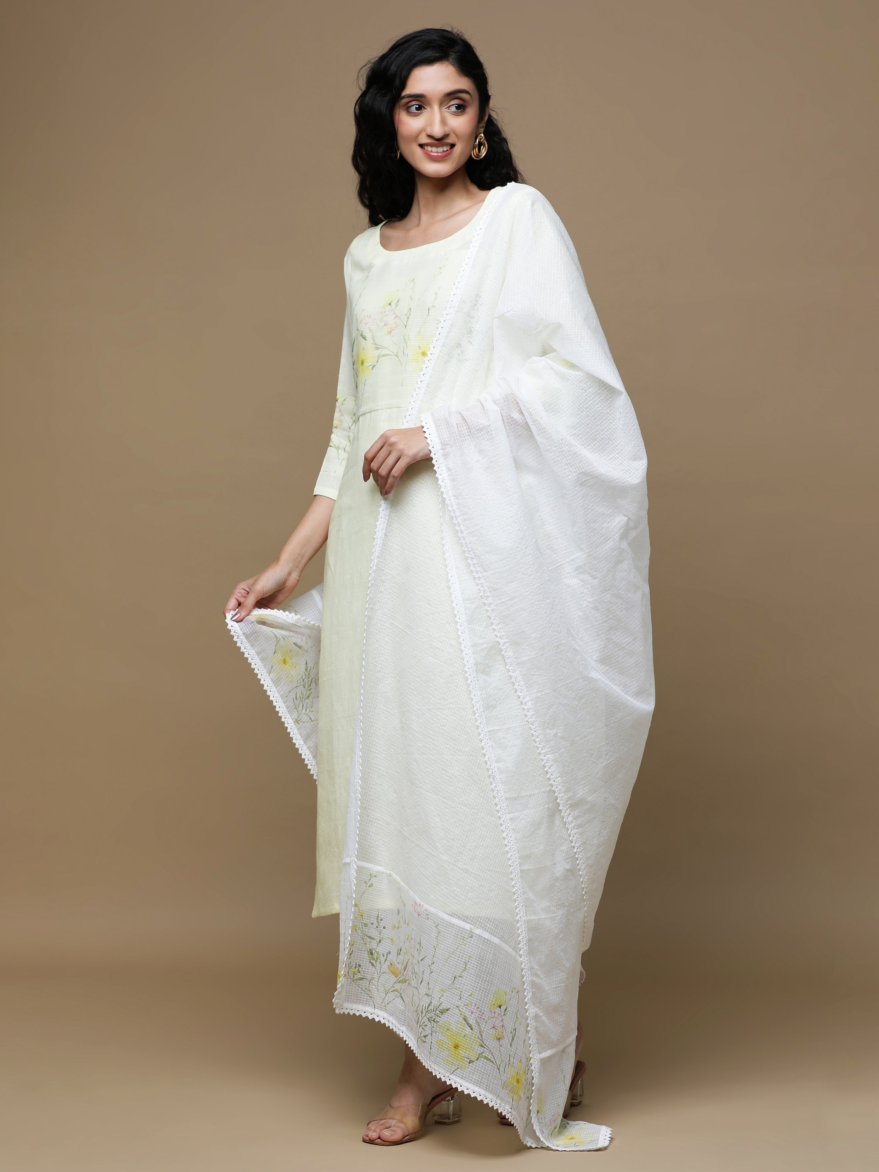 Heritage Glow Butter Yellow Linen Kurta