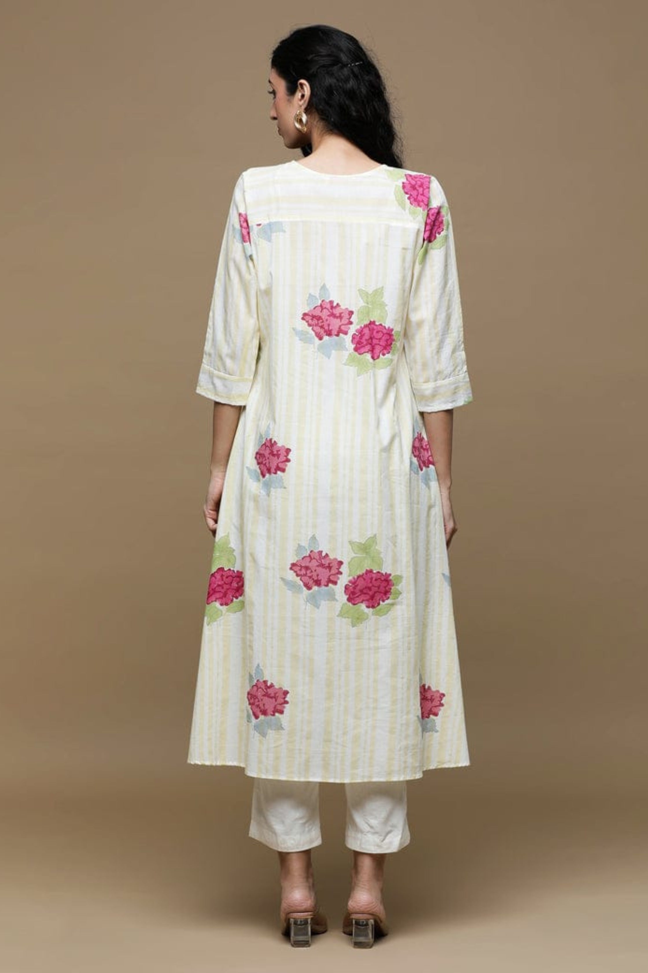 Bahaar Handblock Printed Cotton Kurta