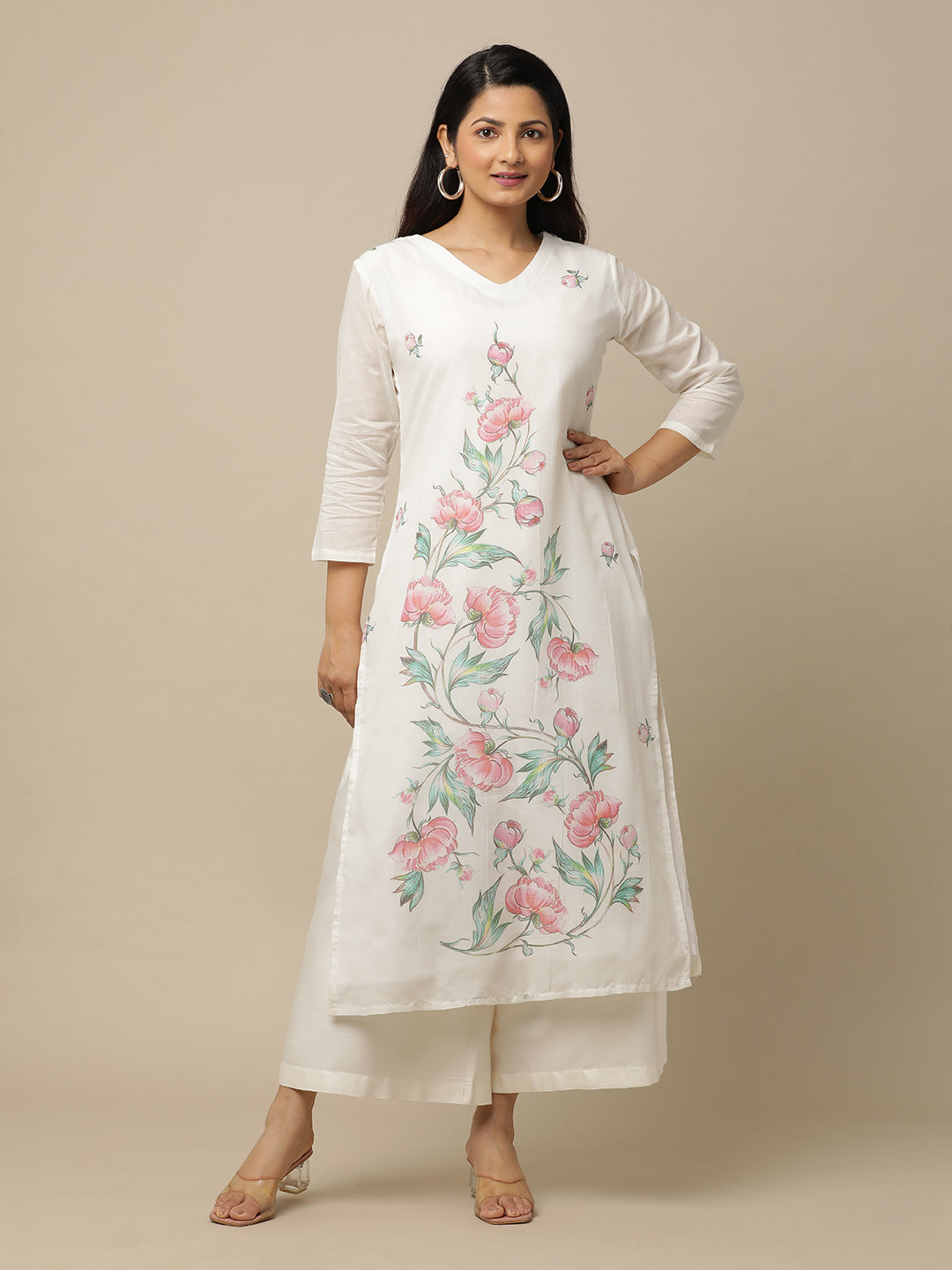 Bahaar Peony Kurta