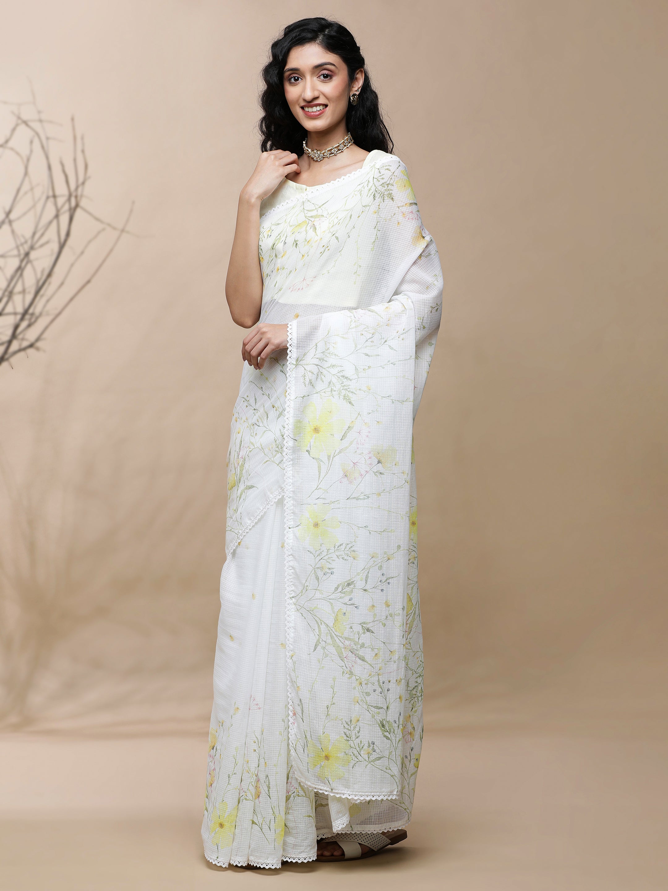 Noor - Peony Trails Kota Saree