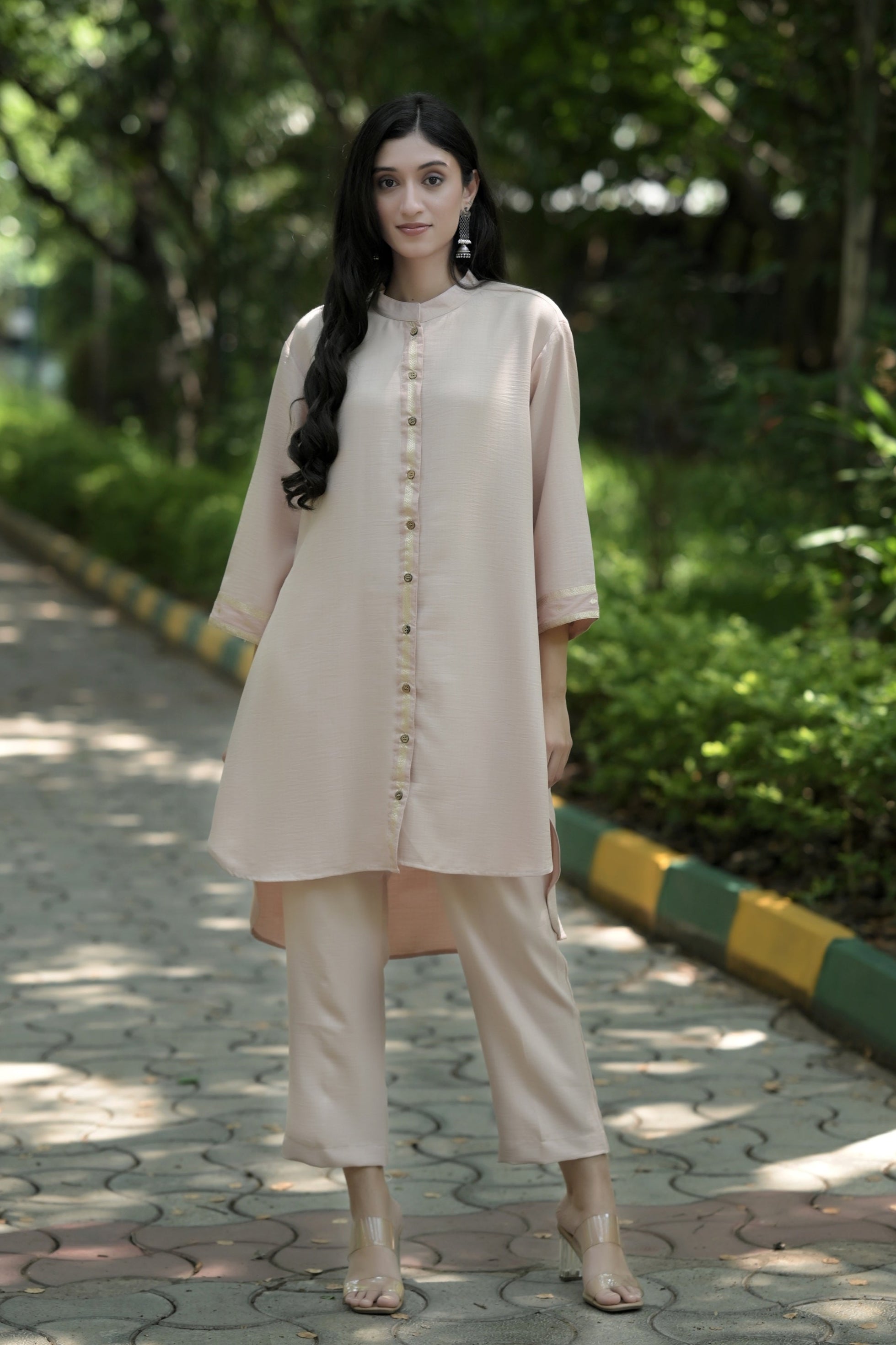 Fluid Grace Pale Pink Co-ord Set