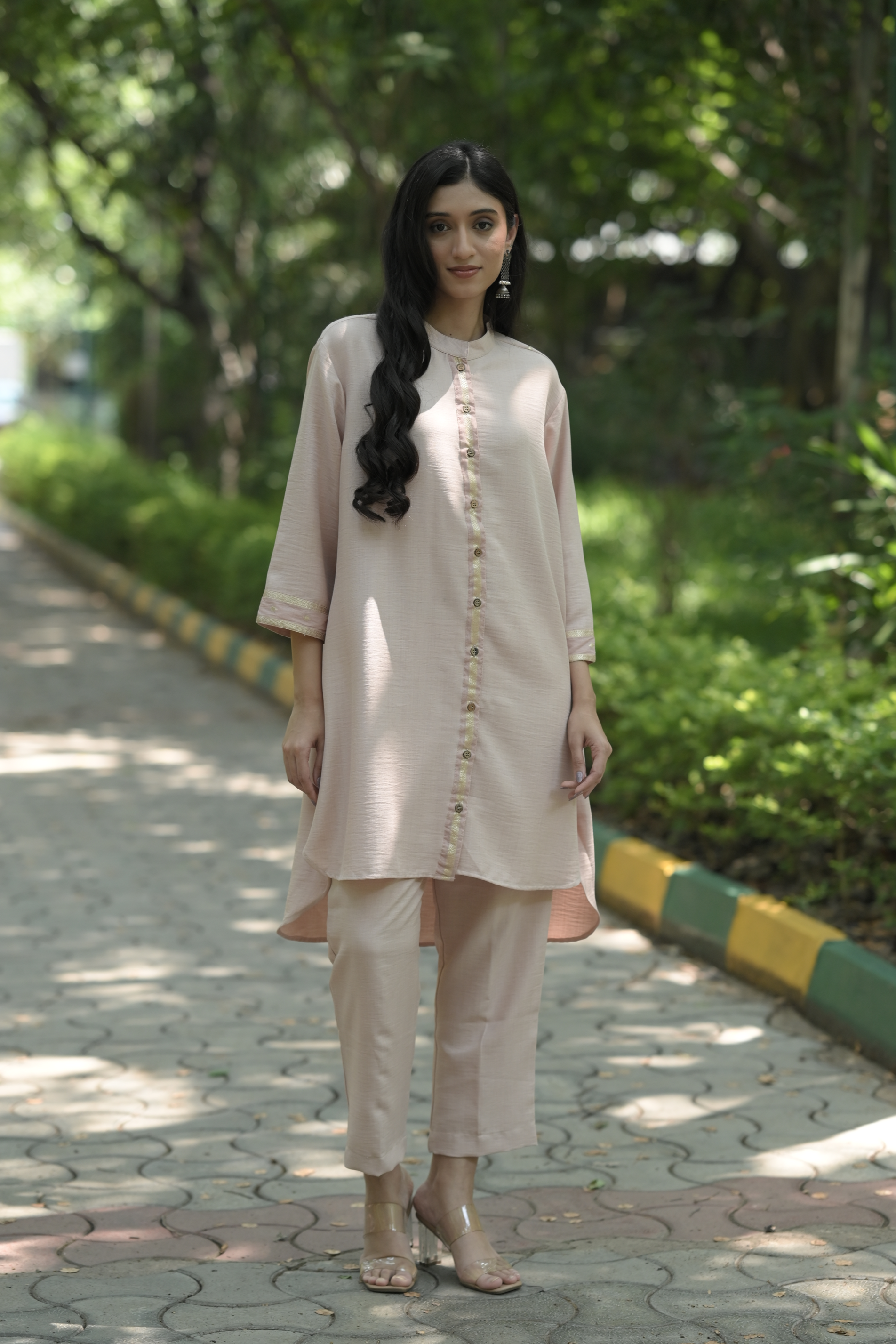 Fluid Grace Pale Pink Co-ord Set