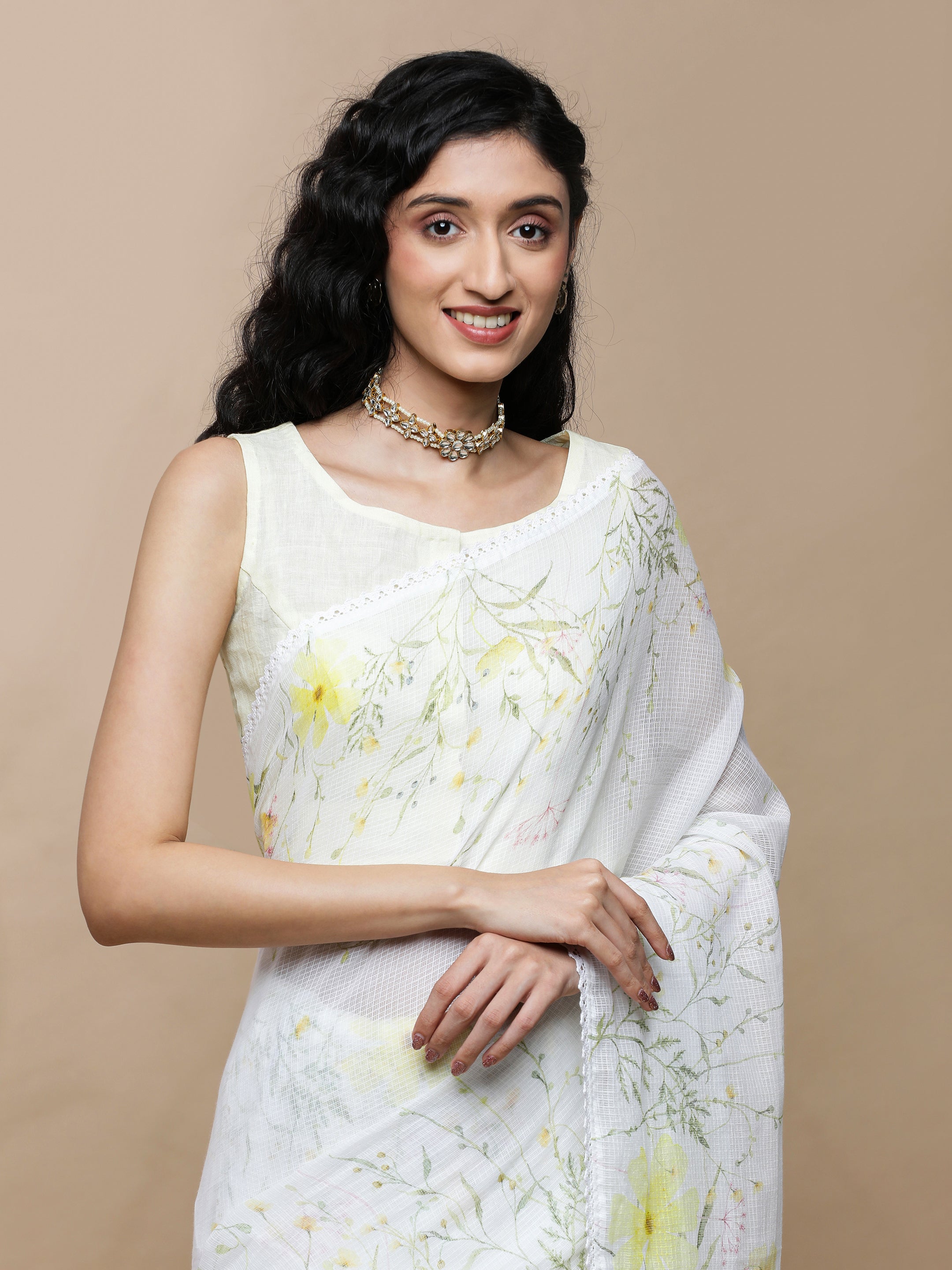 Noor - Peony Trails Kota Saree