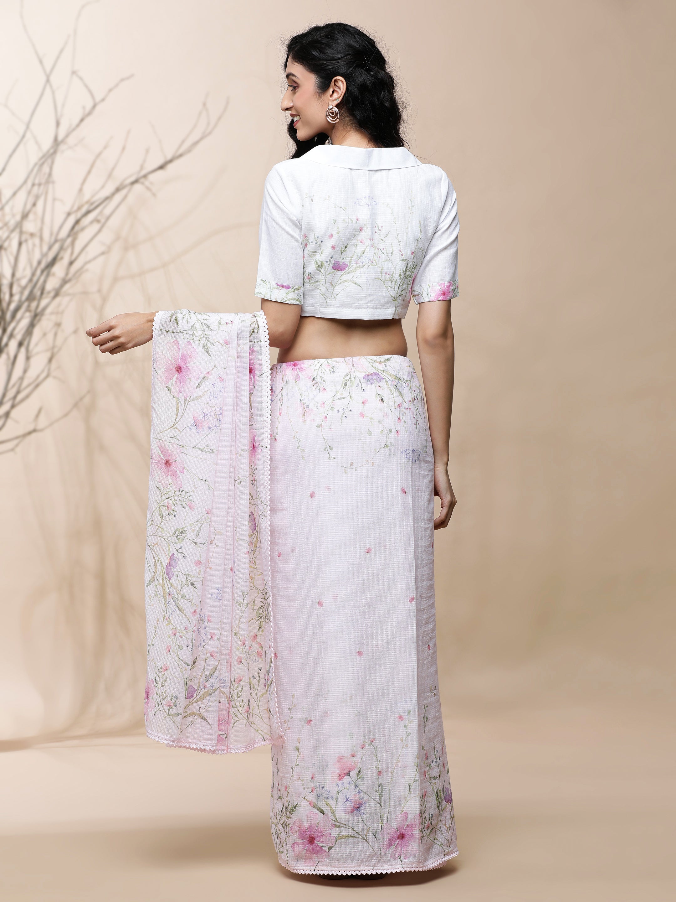 Noor - Peony Trails Kota Saree