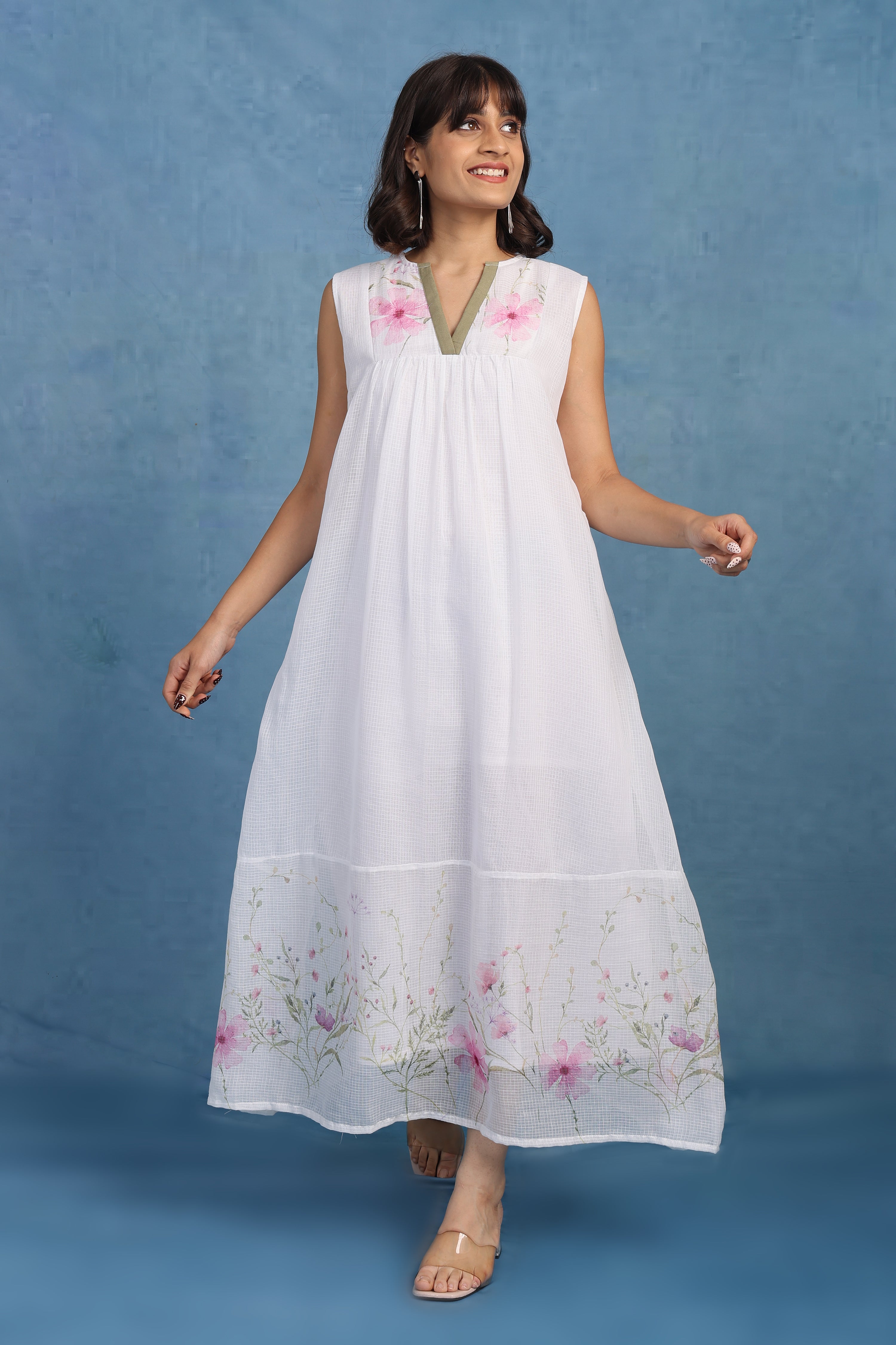 English Rose-pink Petal Aurora - Only Dress