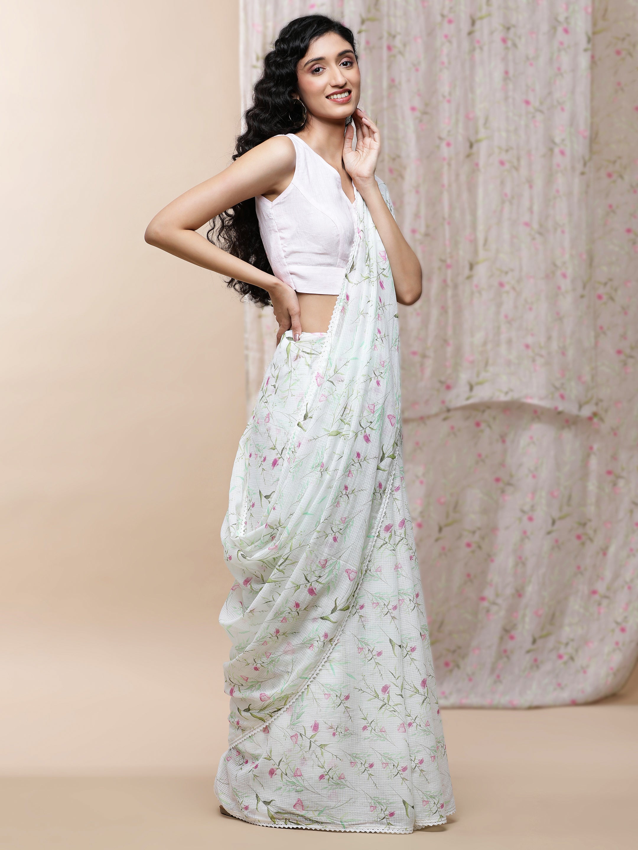 Noor - Lazy Daisy Cotton Saree