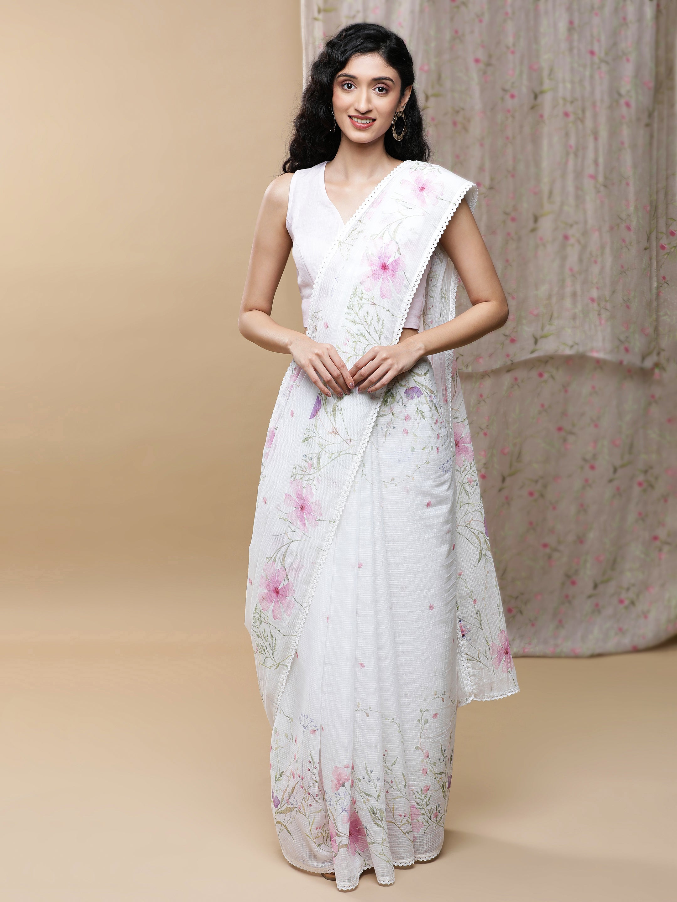 Noor - Peony Trails Kota Saree