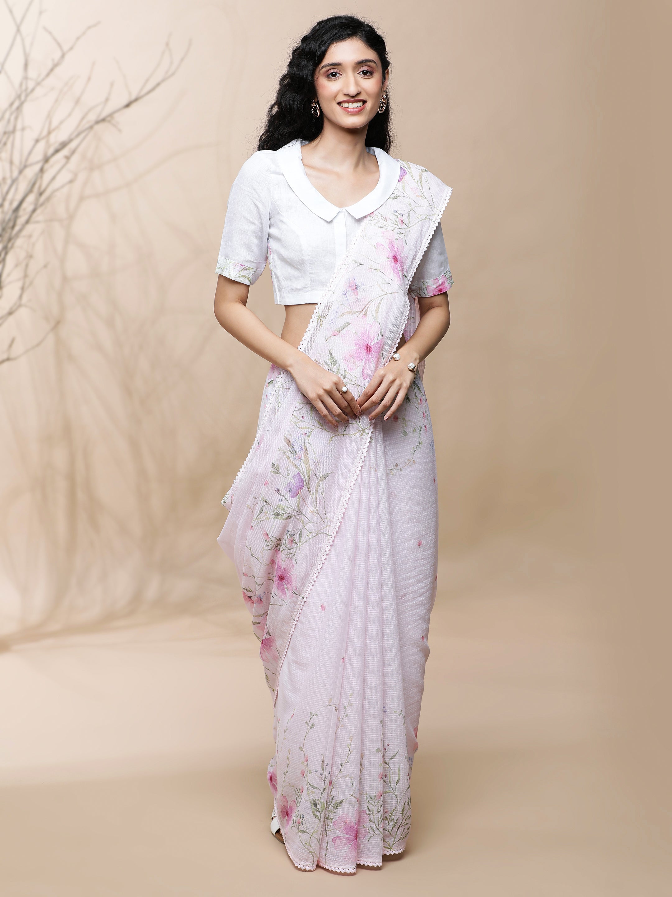 Noor - Peony Trails Kota Saree