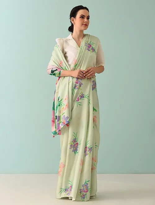 Noor - Wild Garden Modal Saree