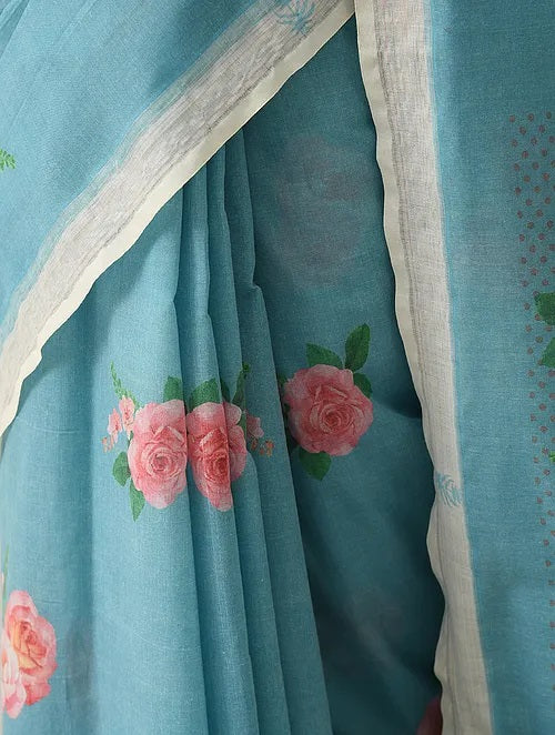 Noor - Whisperning Petals Cotton Sare