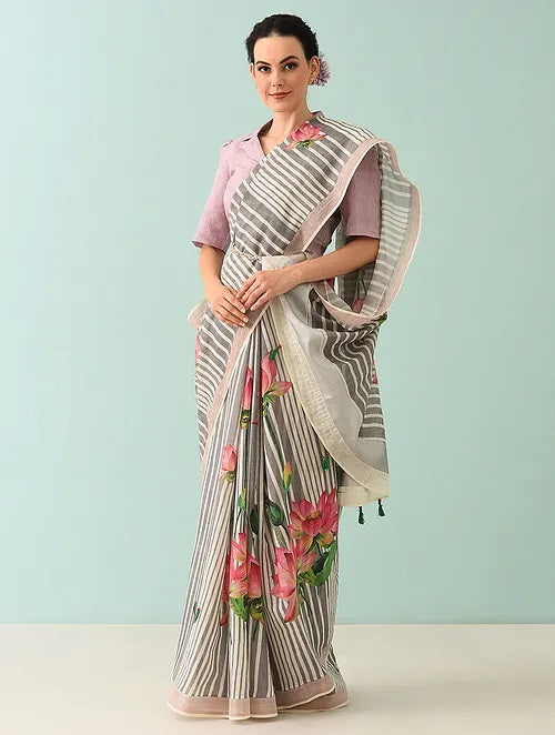 Noor - Lotus Lane Cotton Saree